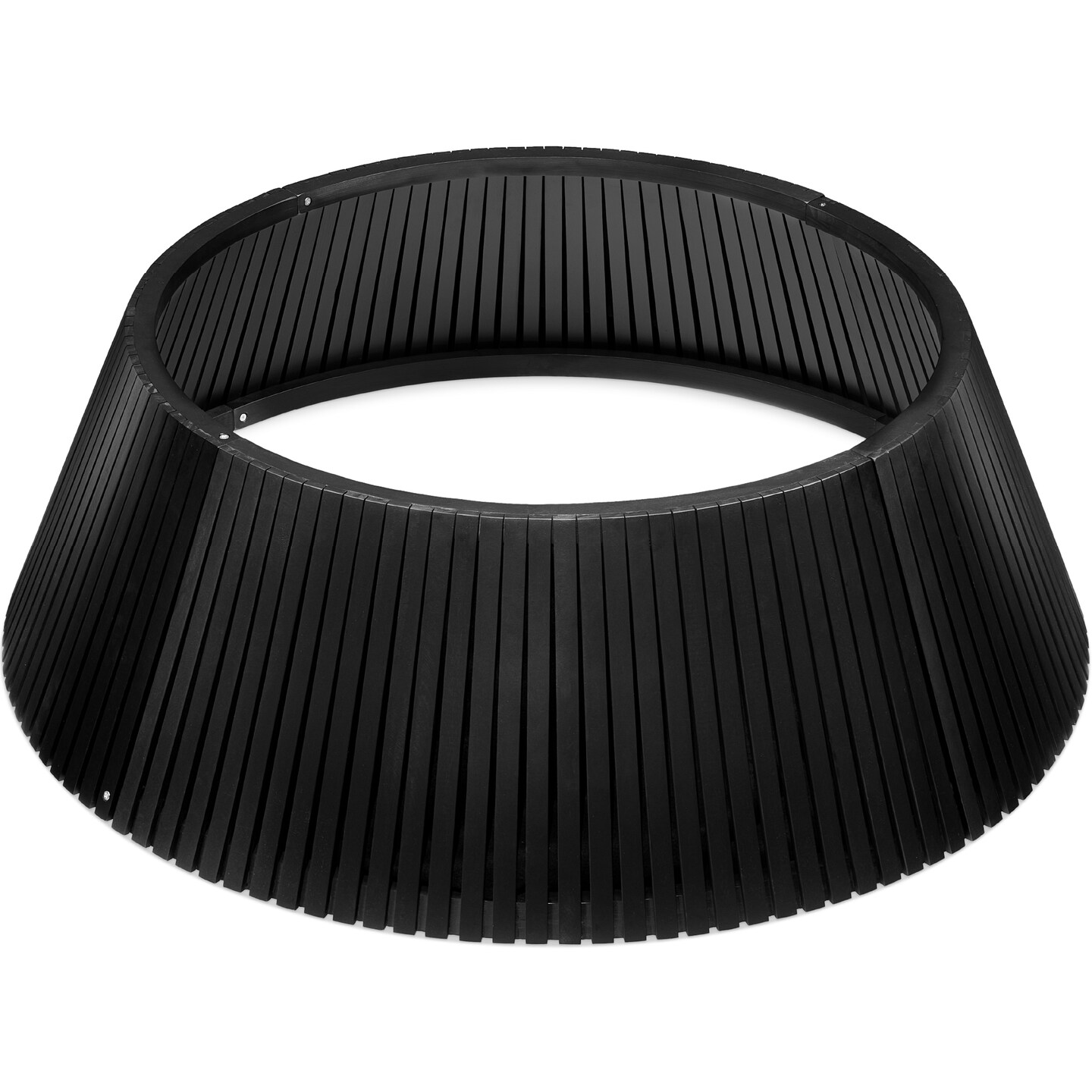 Best Choice Products 36in Christmas Tree Collar, Solid Wood Slatted Tree Skirt Holiday Accessory for Home