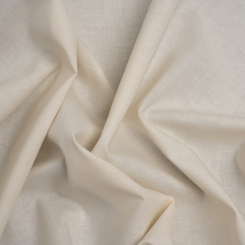 1 Yard Vanilla Cream White Beige Solid Quilting Cotton Fabric