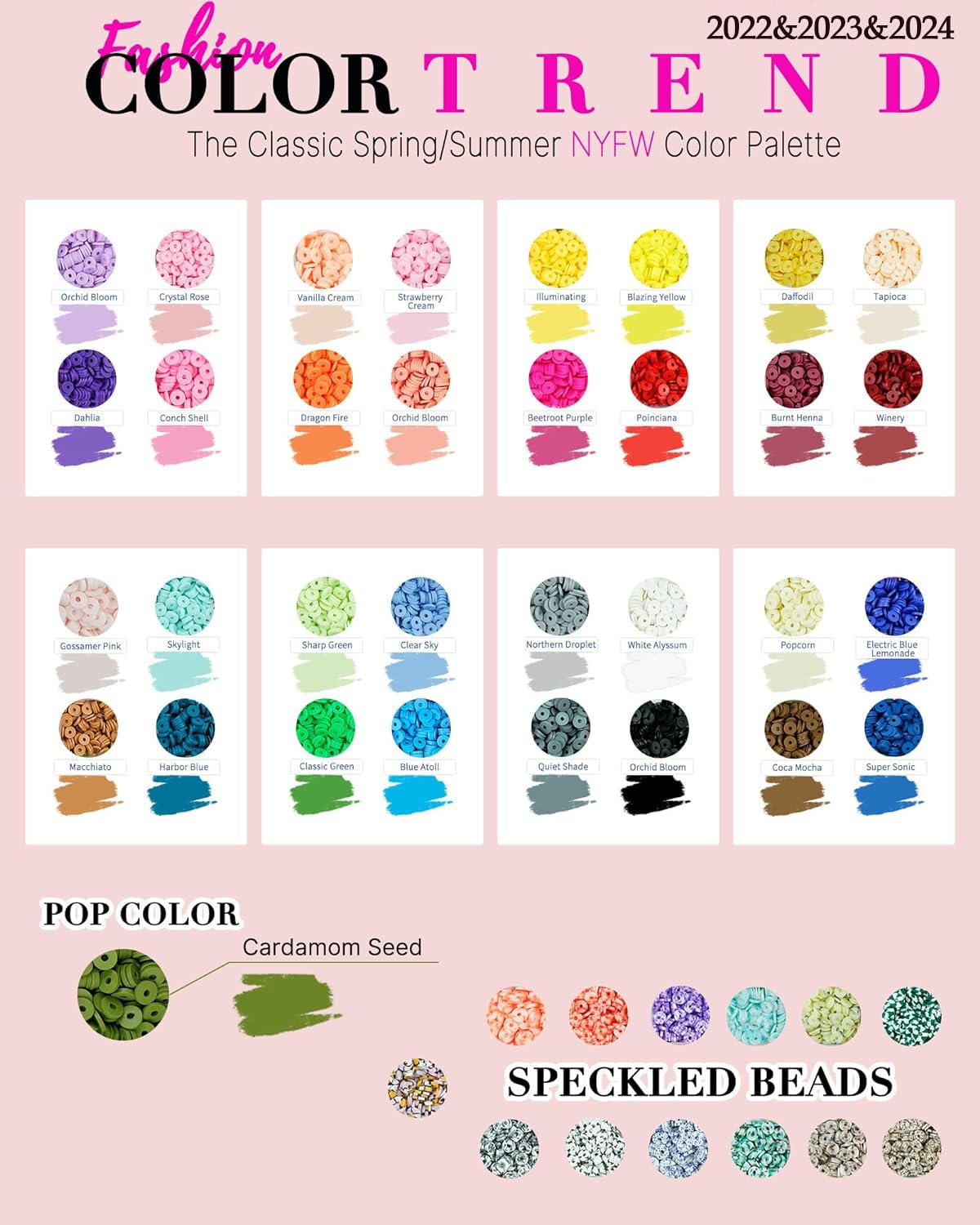 Bracelet Making Kit, 10,000 Pcs Polymer Clay Beads, 48 Colors Round Letter Beads Jewelry Making Kit Friendship Bracelets Heshi Beads with Charms Strings Crafts Gift for Girls Adults