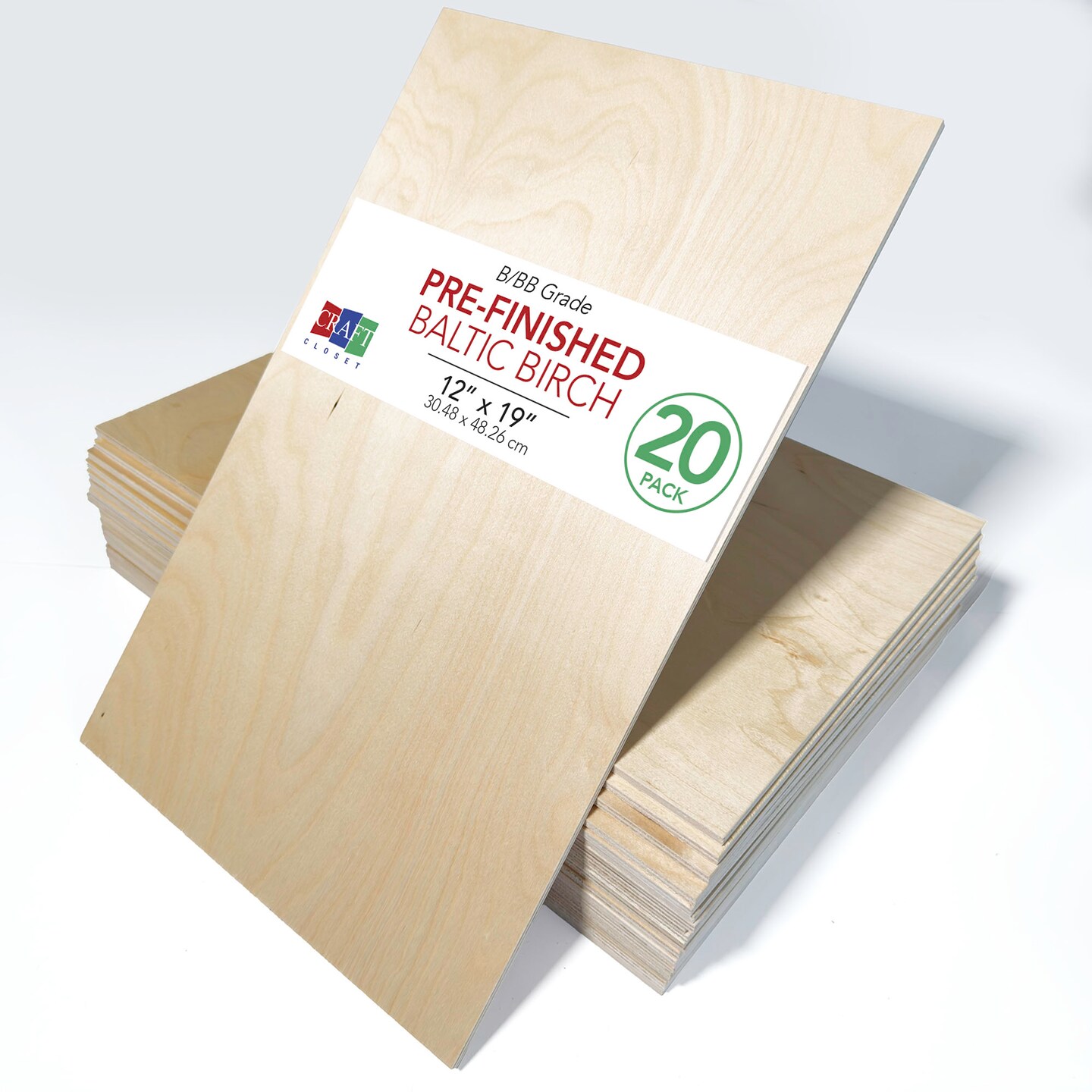 6mm or 3mm Premium Baltic Birch Plywood, 12x19, 12x12, 16x24 | Hand Selected, Unfinished or Finished| Boxes of 10, 20, 50 and 100 | Laser Engraving, CNC, Scroll Saw