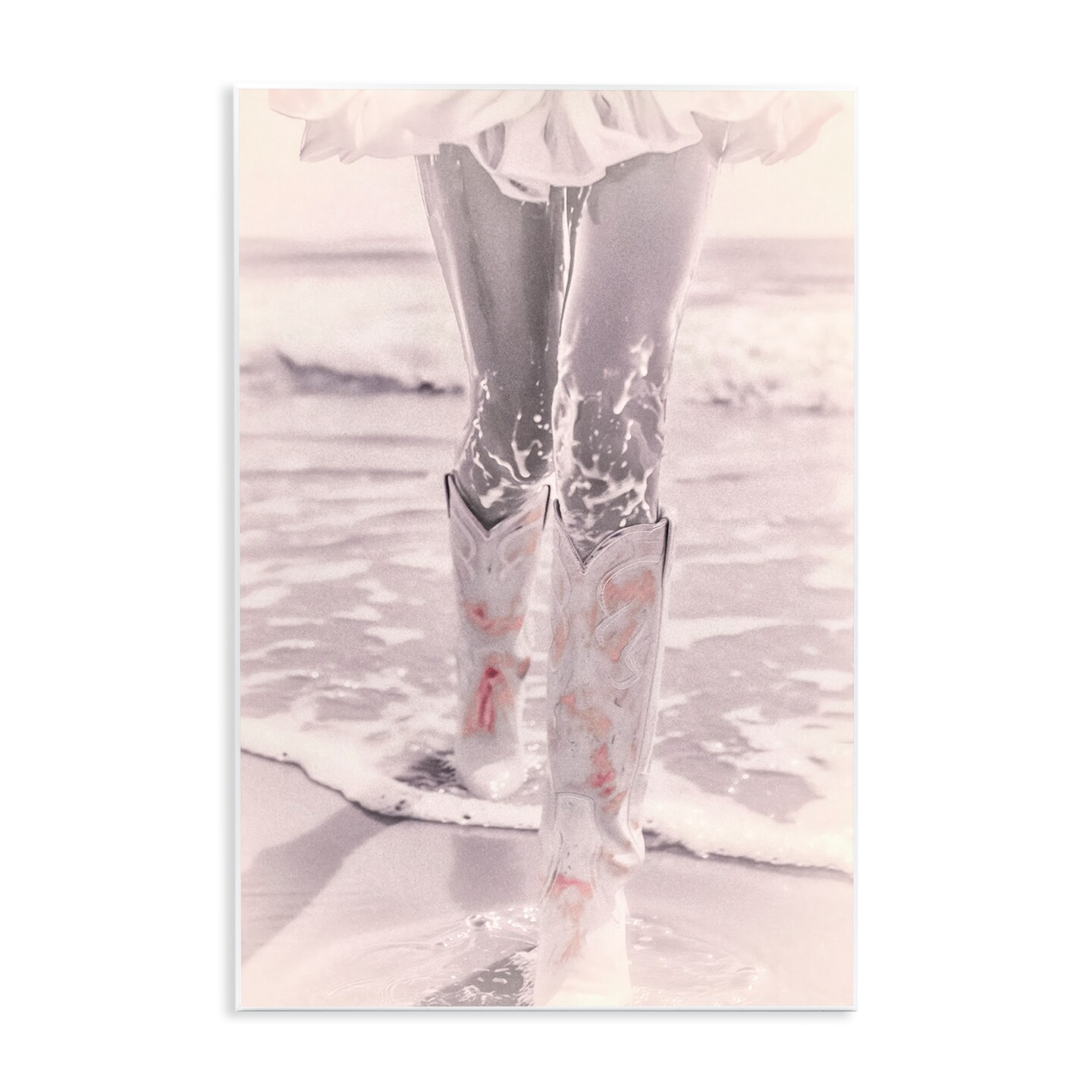 Stupell Industries Cowgirl in the Sand Pink Wall Plaque By Sophie 6