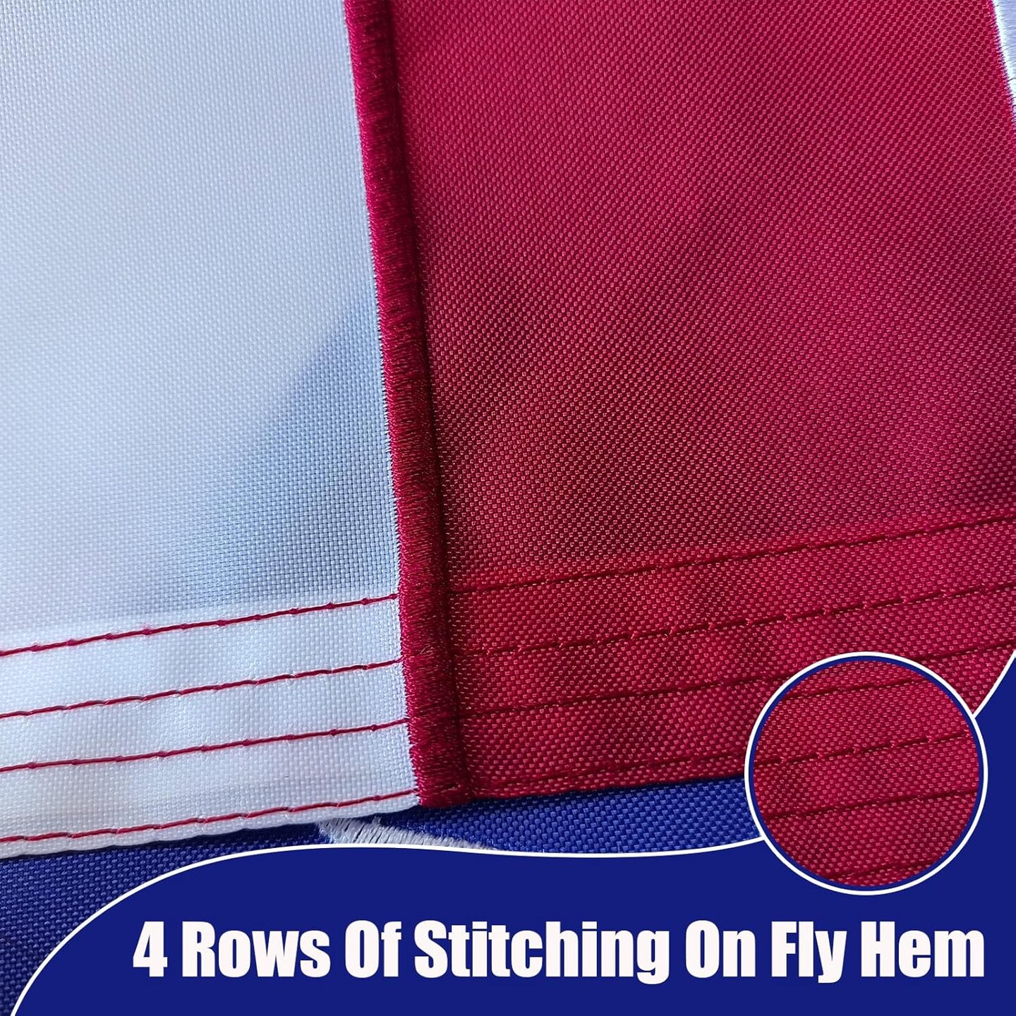 Embroidered Light Blue Puerto Rico Flag 12X18 Inch