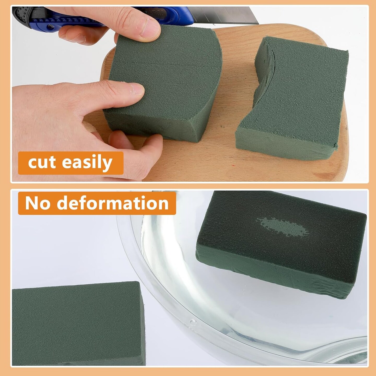 3PCs Floral Foam Blocks Wet Dry Flower Foam Plant