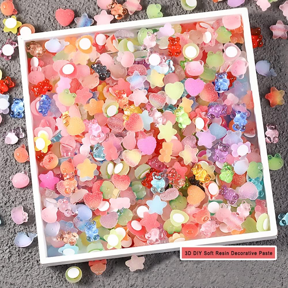 3D Clear Resin Stickers
