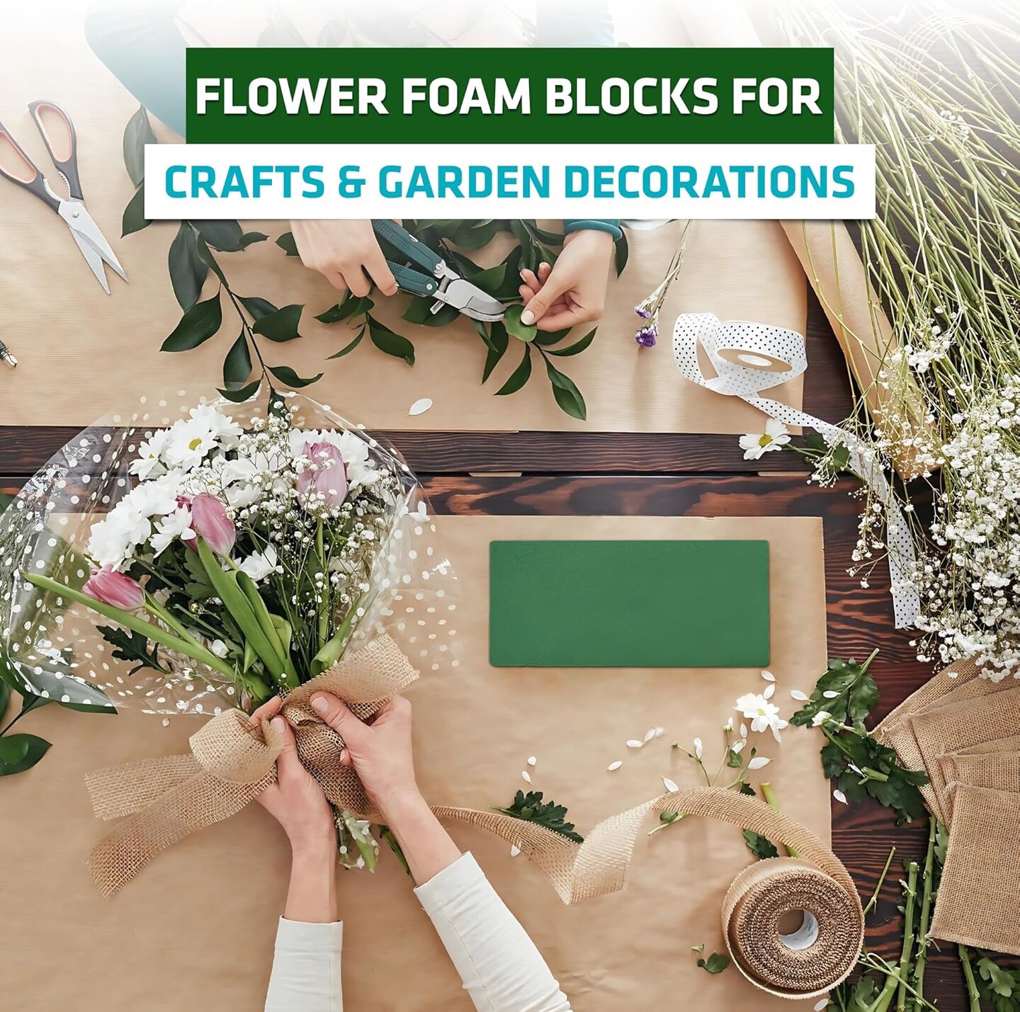 6 PCS Wet Floral Foam Blocks for Fresh Flowers