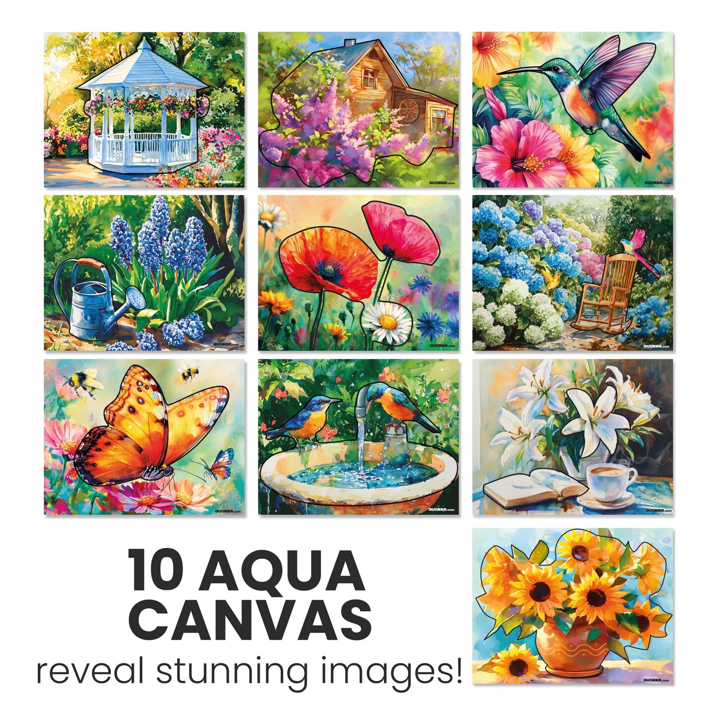 Water Painting Dementia Activities for Seniors | Vibrant Blooms