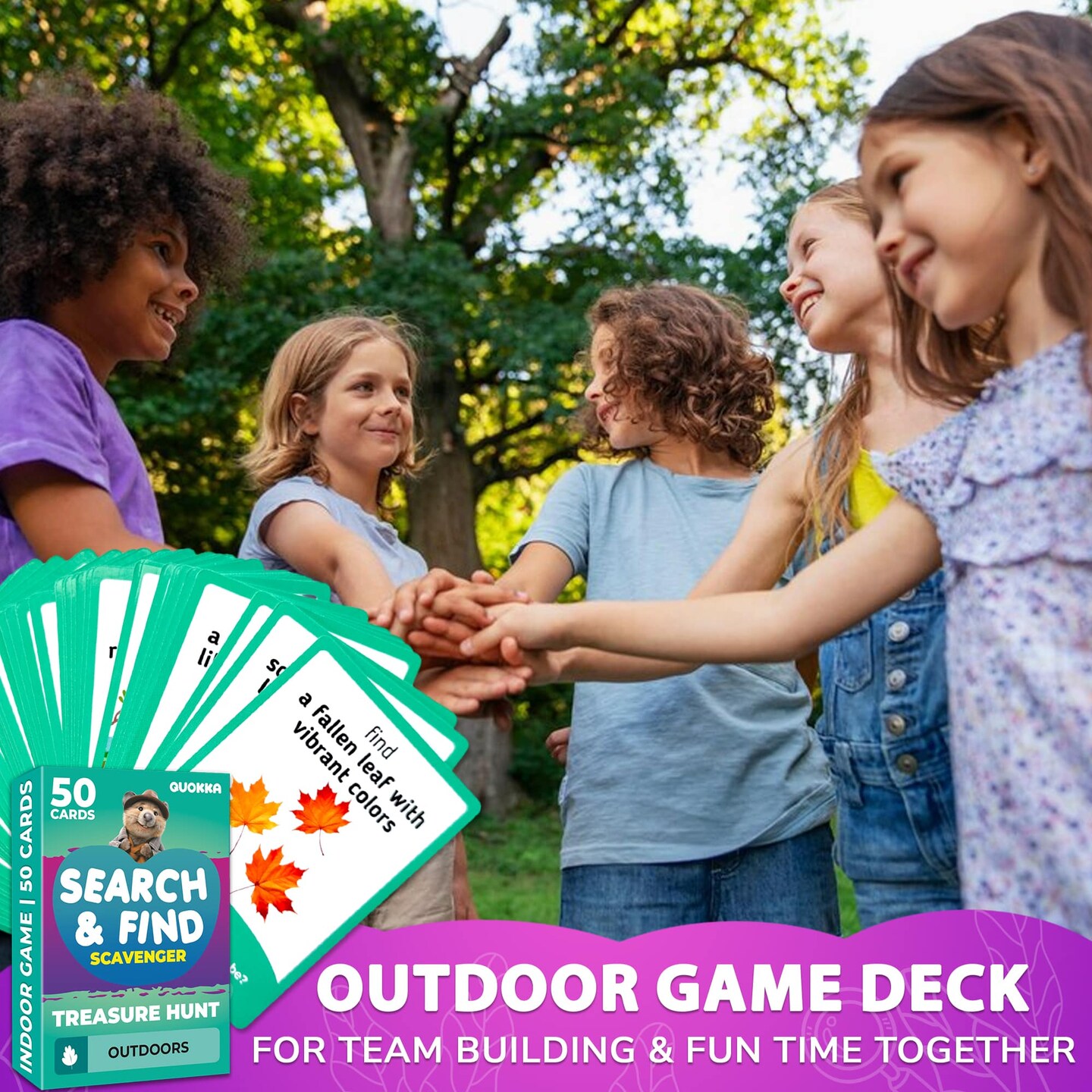 Scavenger Hunt Game 250 Cards for Kids | Indoor Outdoor Activities