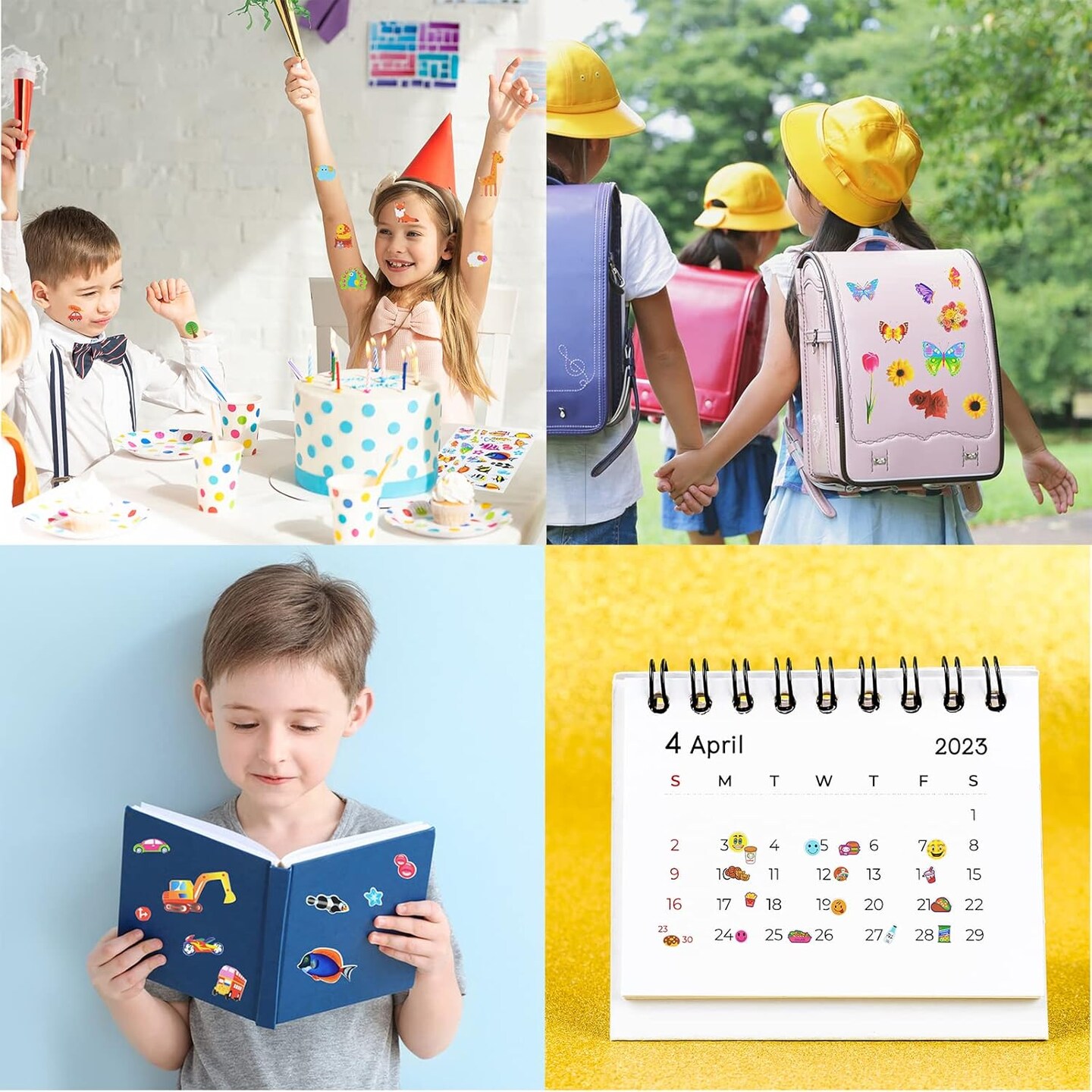 24 Sheets(500+) 3D Puffy Stickers for Toddlers Kids