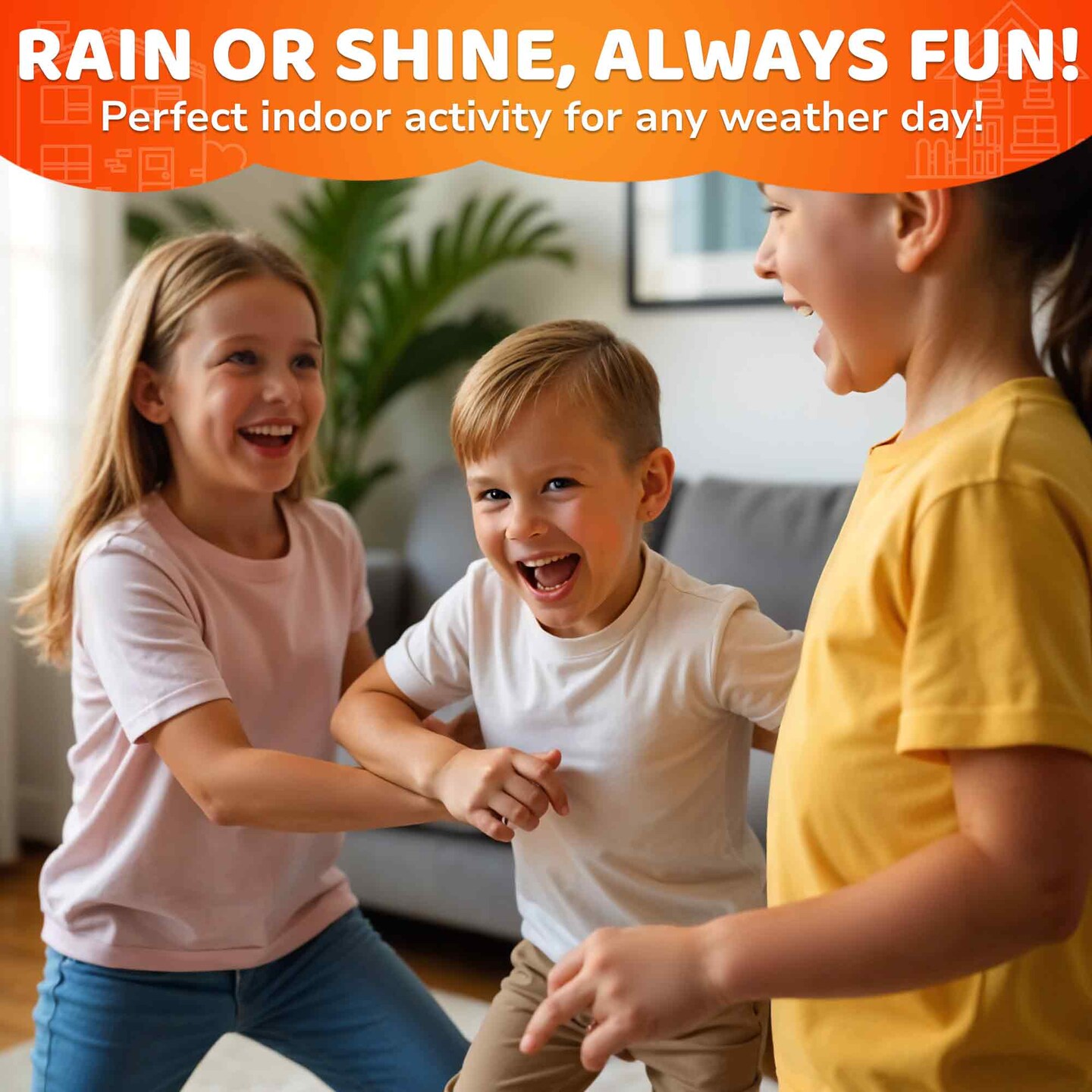 Scavenger Hunt Game for Kids - 50 Cards Activities Indoor