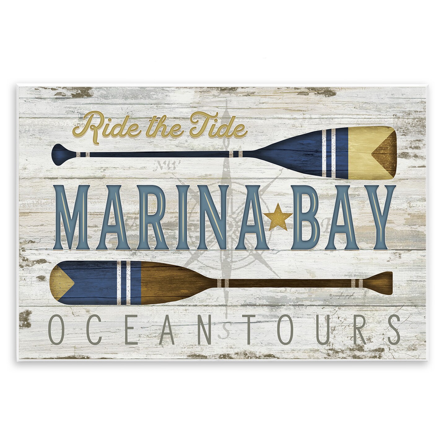 Stupell Industries Ride The Tide Marina Bay Wall Plaque By Jennifer Pugh
