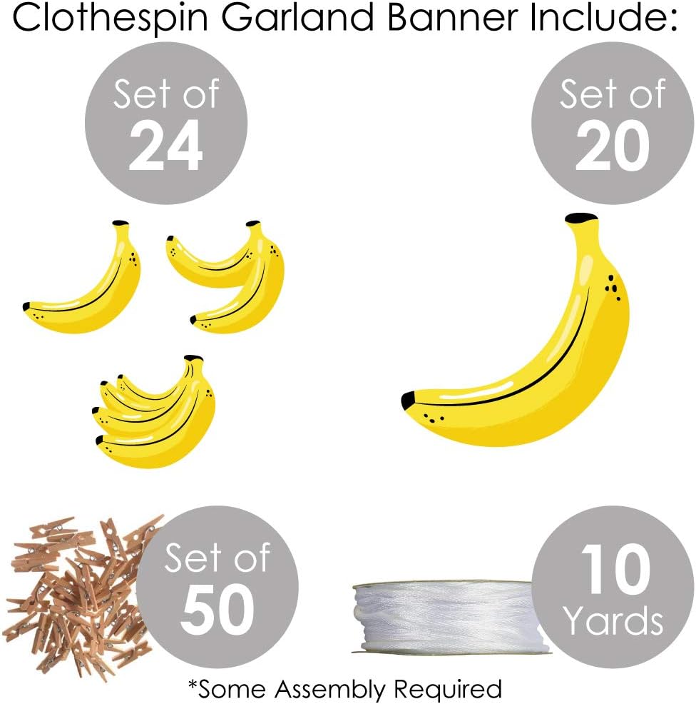 Bananas - Tropical Party DIY Decorations
