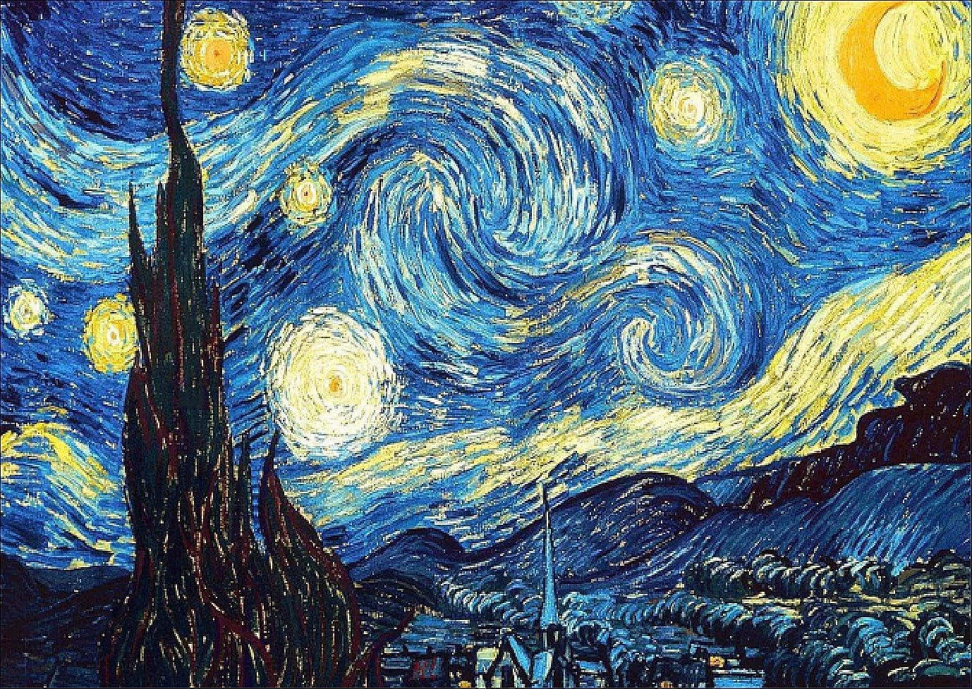Van Gogh Starry Night 5D Diamond Painting Kit(50x63cm/20x25inch)