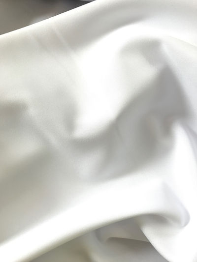 1 Yard White Poly Poplin Crisp & Smooth Polyester 58/59" Wide