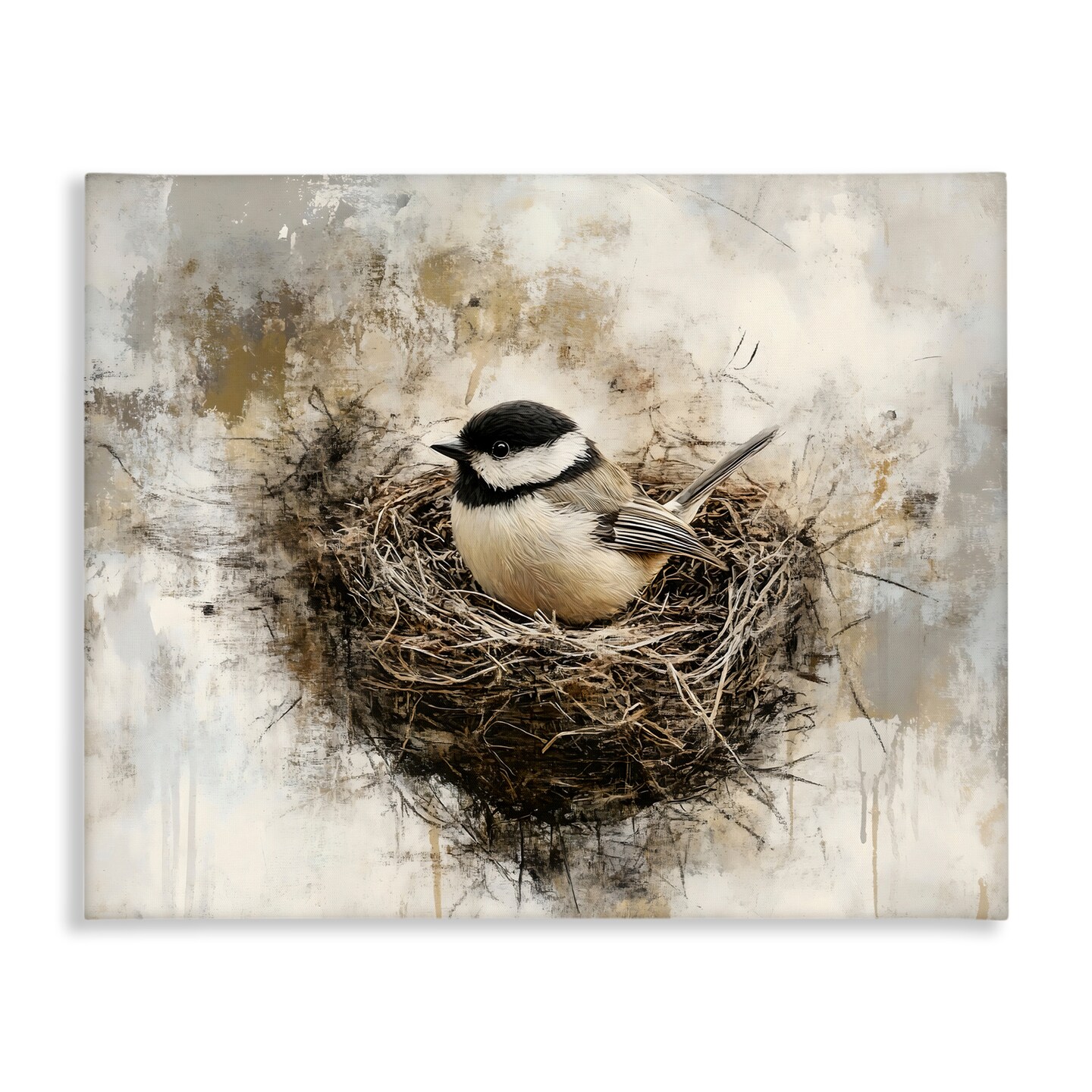 Stupell Industries Forest Bird In Nest Canvas By Franklyn Gregory