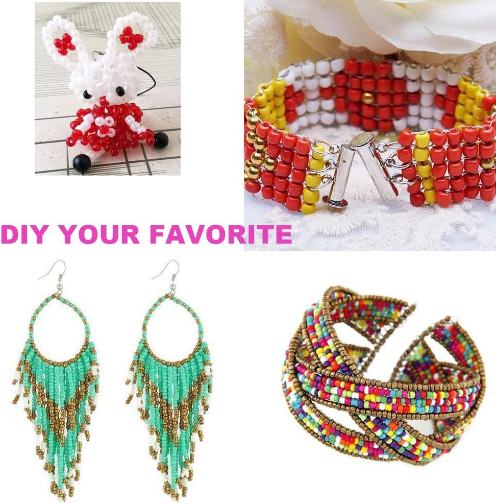 6000pcs Glass Seed Beads Small Craft Beads