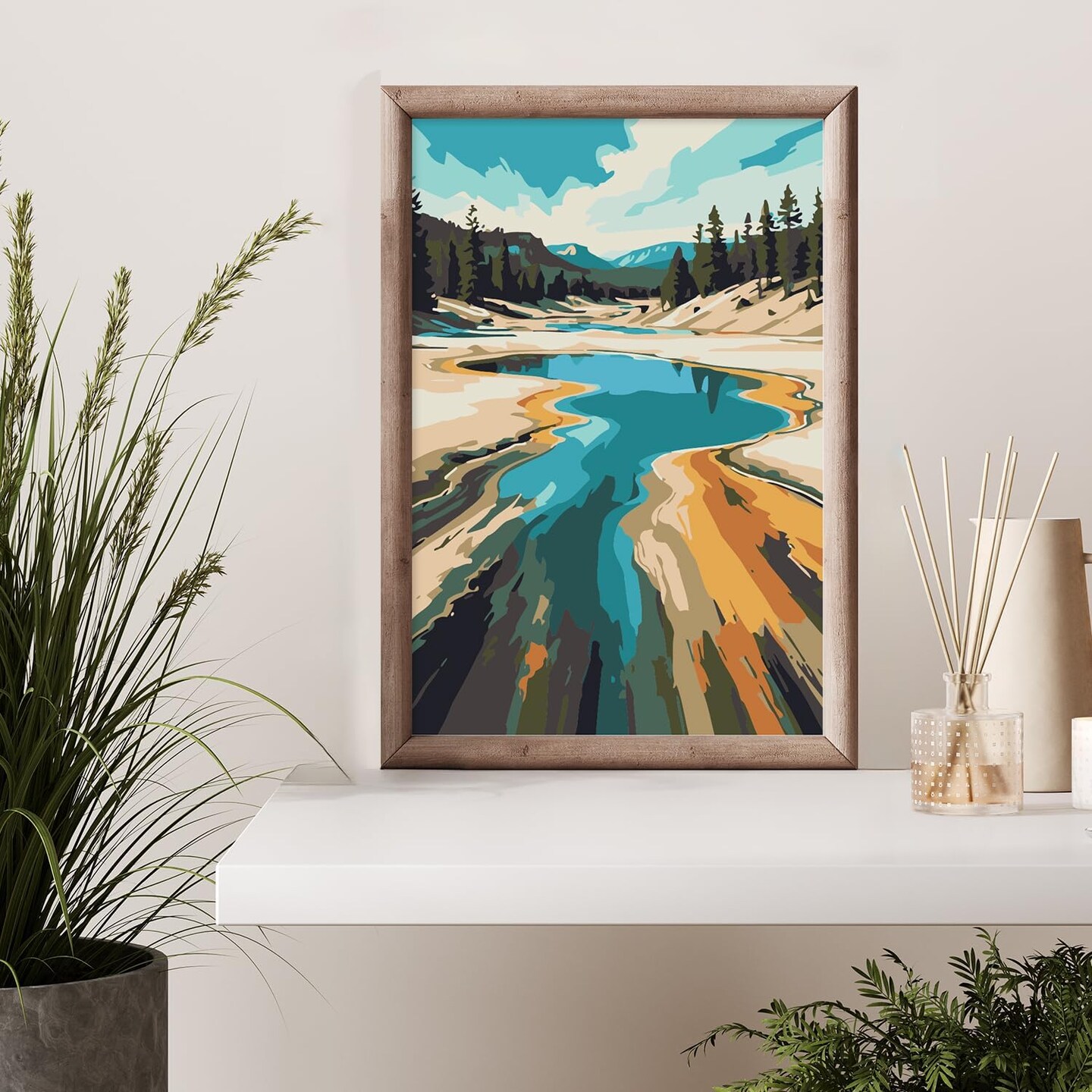 National Park Paint by Numbers Kit -8x12 Inch
