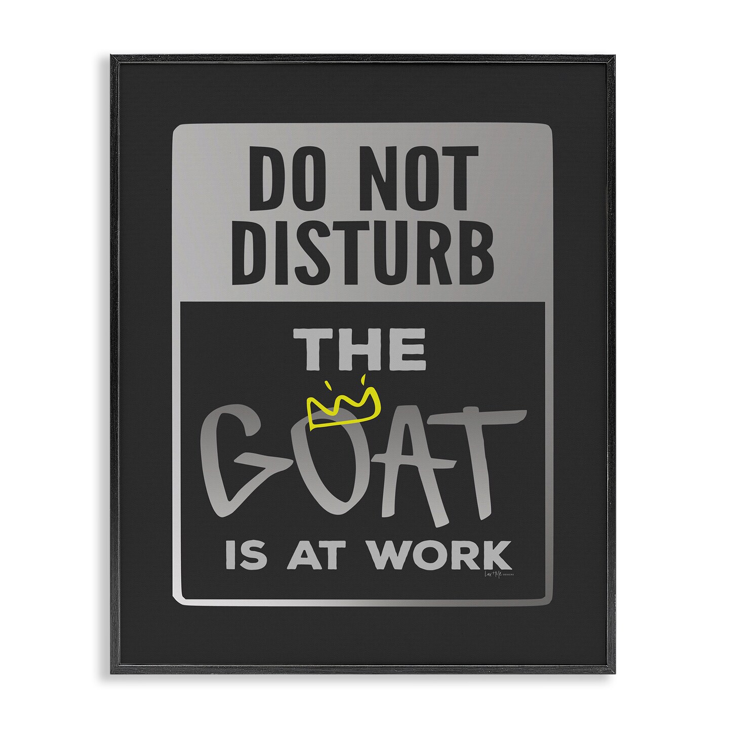 Stupell Industries Do Not Disturb GOAT Framed Giclee By Lux + Me Designs