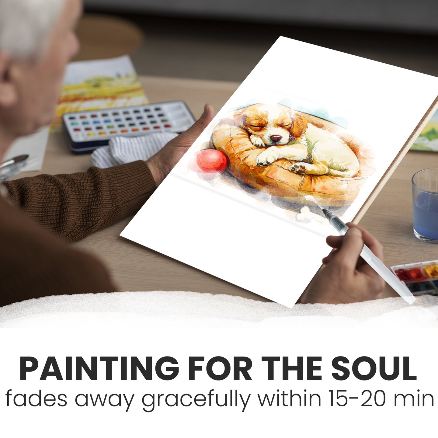 Water Painting Dementia Activities for Seniors | Cozy Home