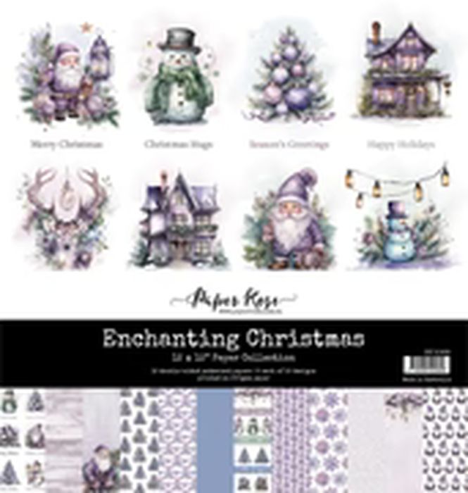Paper Rose Enchanting Christmas 12x12 Paper Collection