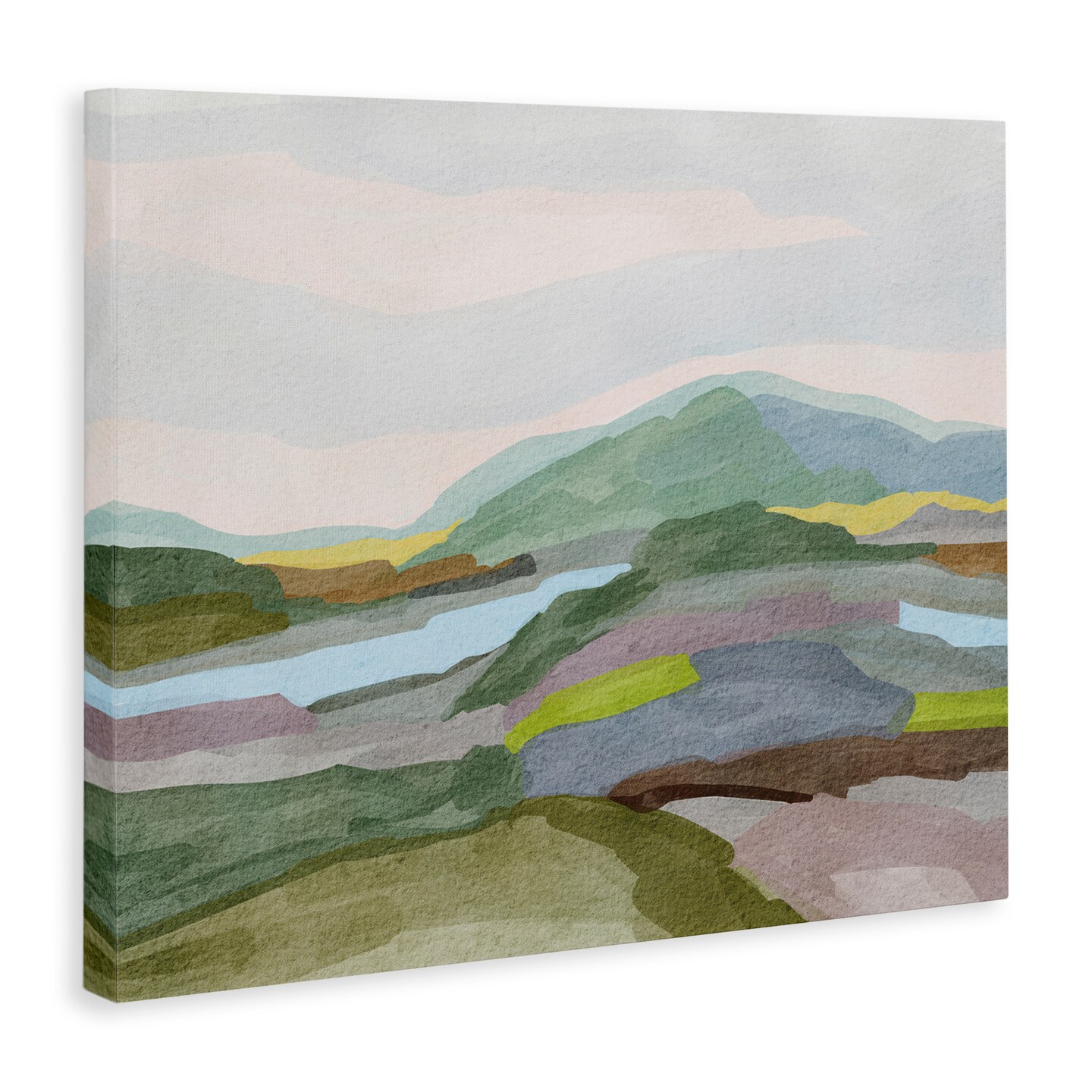 Stupell Industries Green Earth Tones Landscape Canvas By Nikita Jariwala
