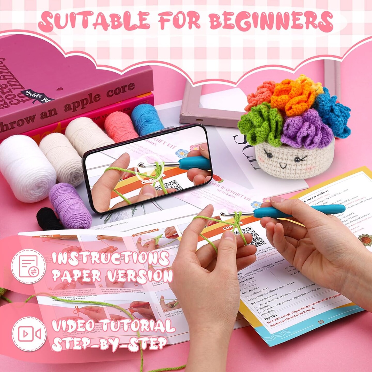 6PCS Crochet Starter Kit