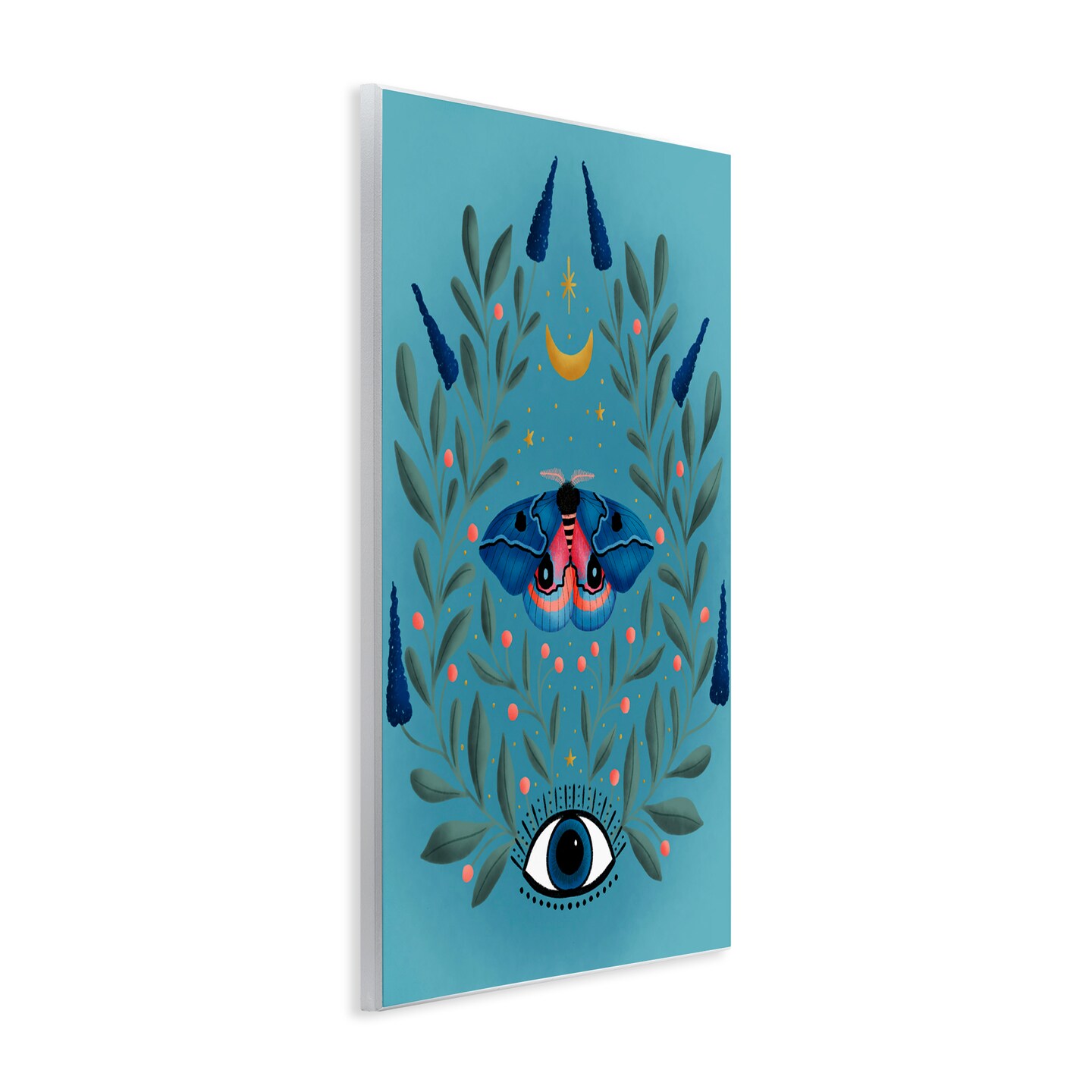 Stupell Industries Mindfulness Moth & Eye Wall Plaque By Metka Hiti