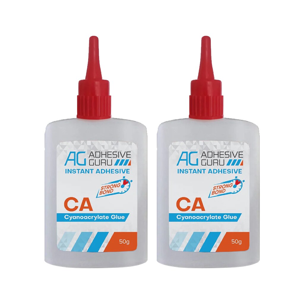 ADHESIVE GURU AG220G CA Glue 1.7 oz. Super Glue Wood Working DIY Craft, Multi-Purpose Clear Adhesive