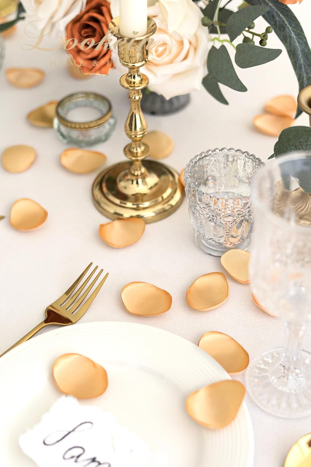 300pcs Rose Petals Satin Flower Petals