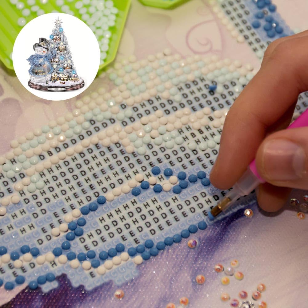 Christmas Diamond Painting Kits Special Shaped Rhinestones Winter 5D