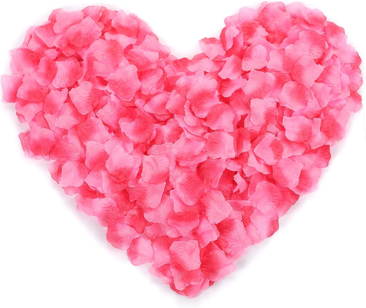 3000 PCS Silk Rose Petals Artificial Flower Petals (Rose Pink, 3000 pcs)