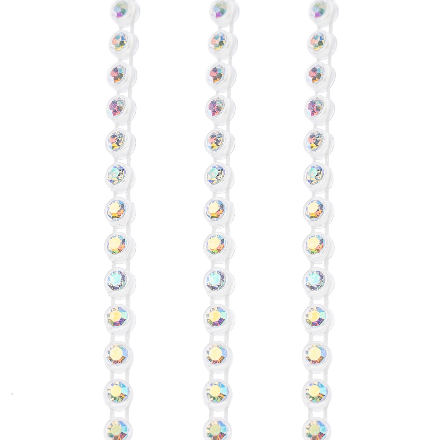 Crystal Lane DIY 1yd Plastic Rhinestone Banding Trim