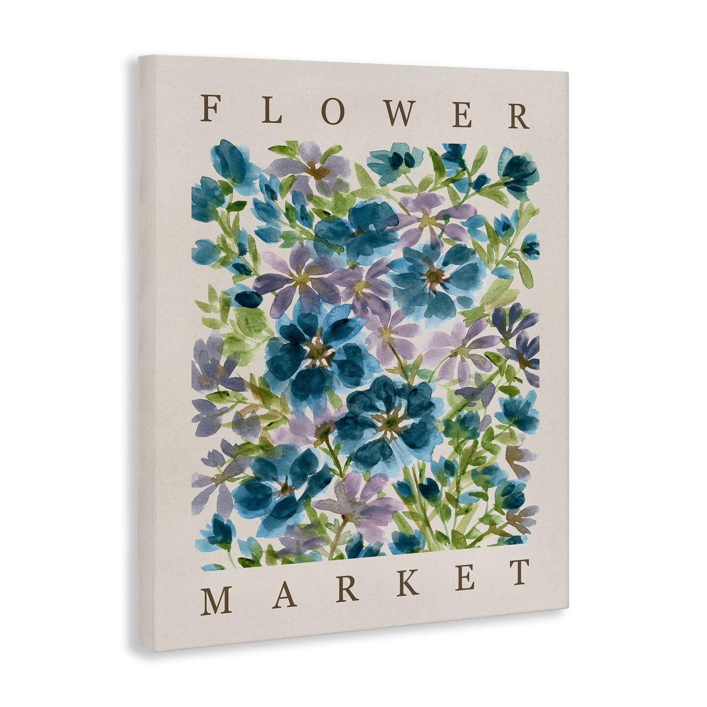 Stupell Industries Flower Market Blue Blooms Canvas By Yvette St. Amant