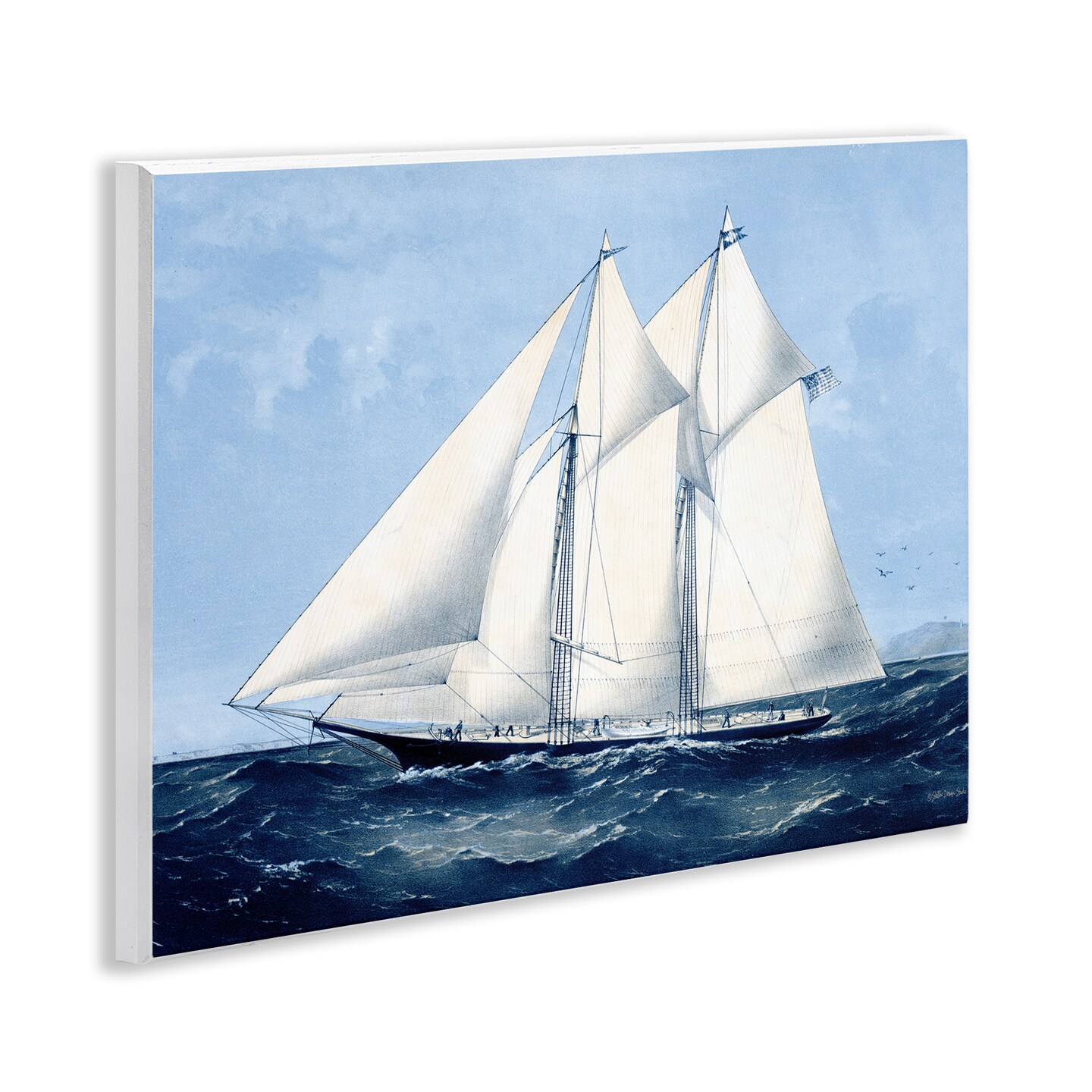 Stupell Industries Serene Sailboat on Ocean Wall Plaque By Stellar Design Studio
