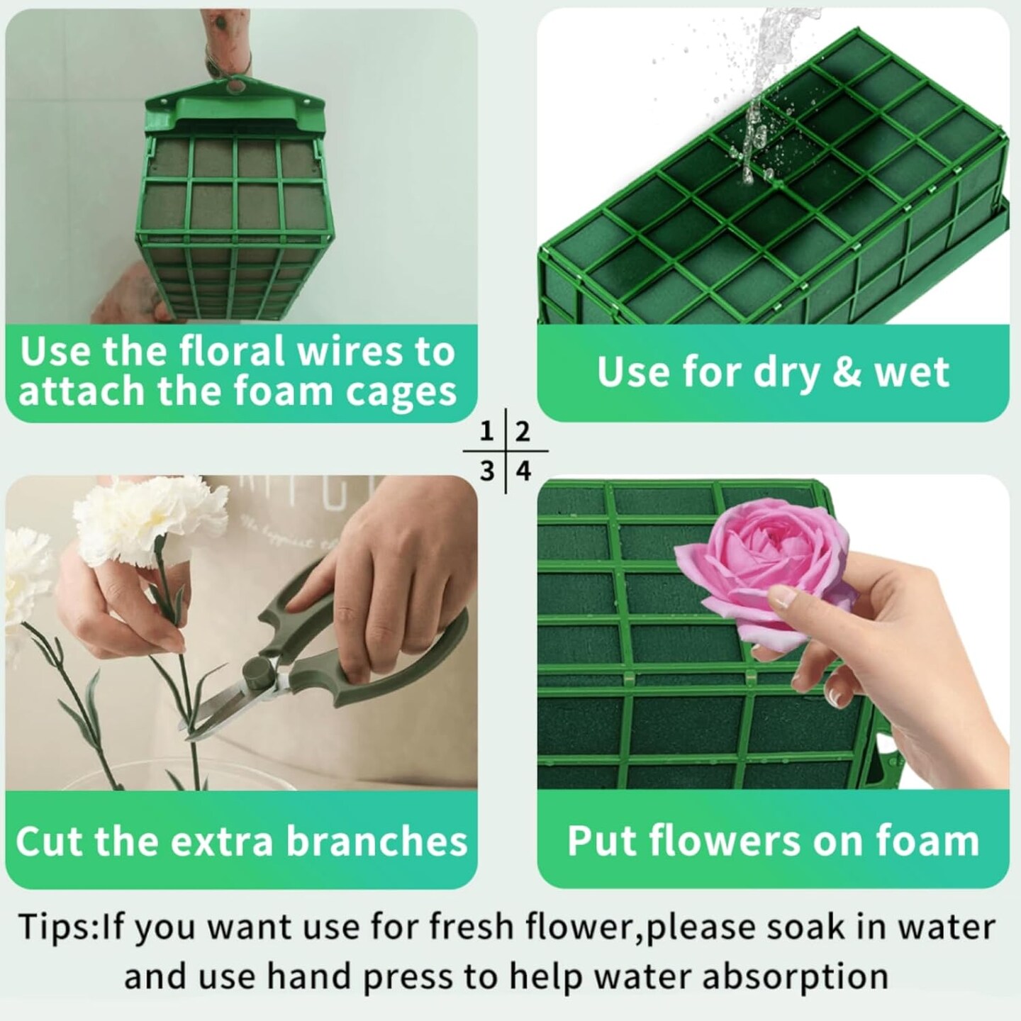 Floral Foam Cage Flower Holder