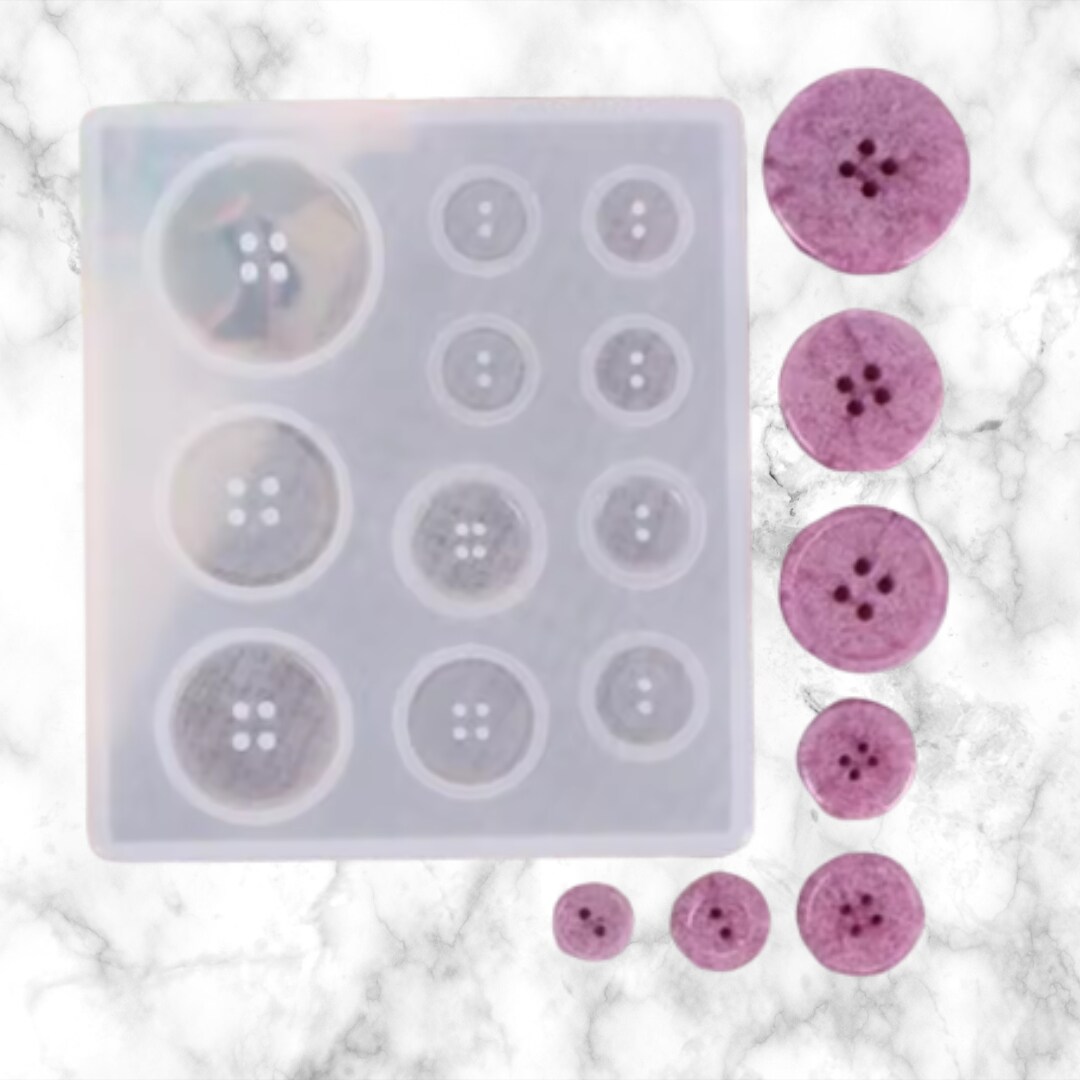 Button Silicone Mold 2