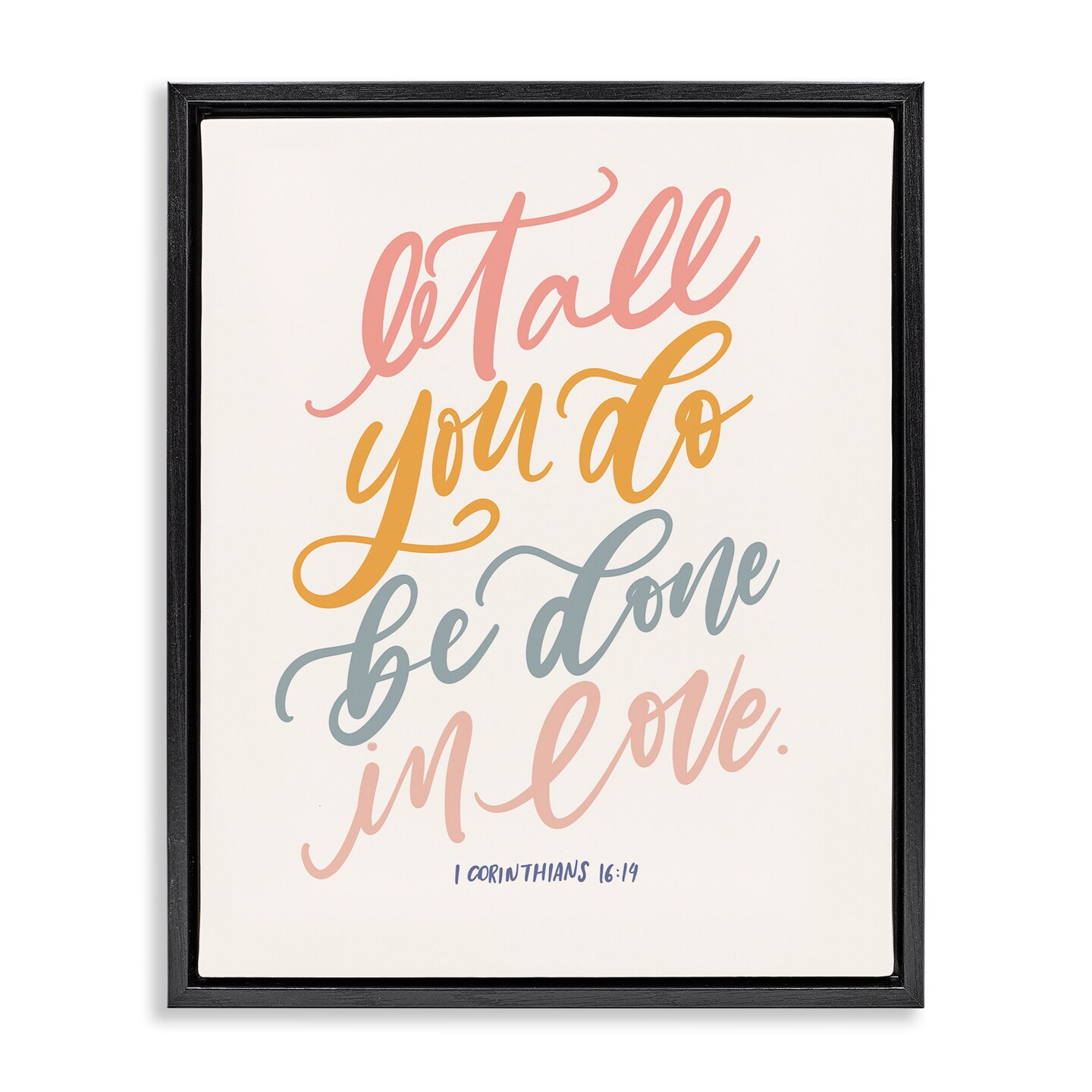 Stupell Industries All You Do Be In Love Floating Frame By Isabela ...