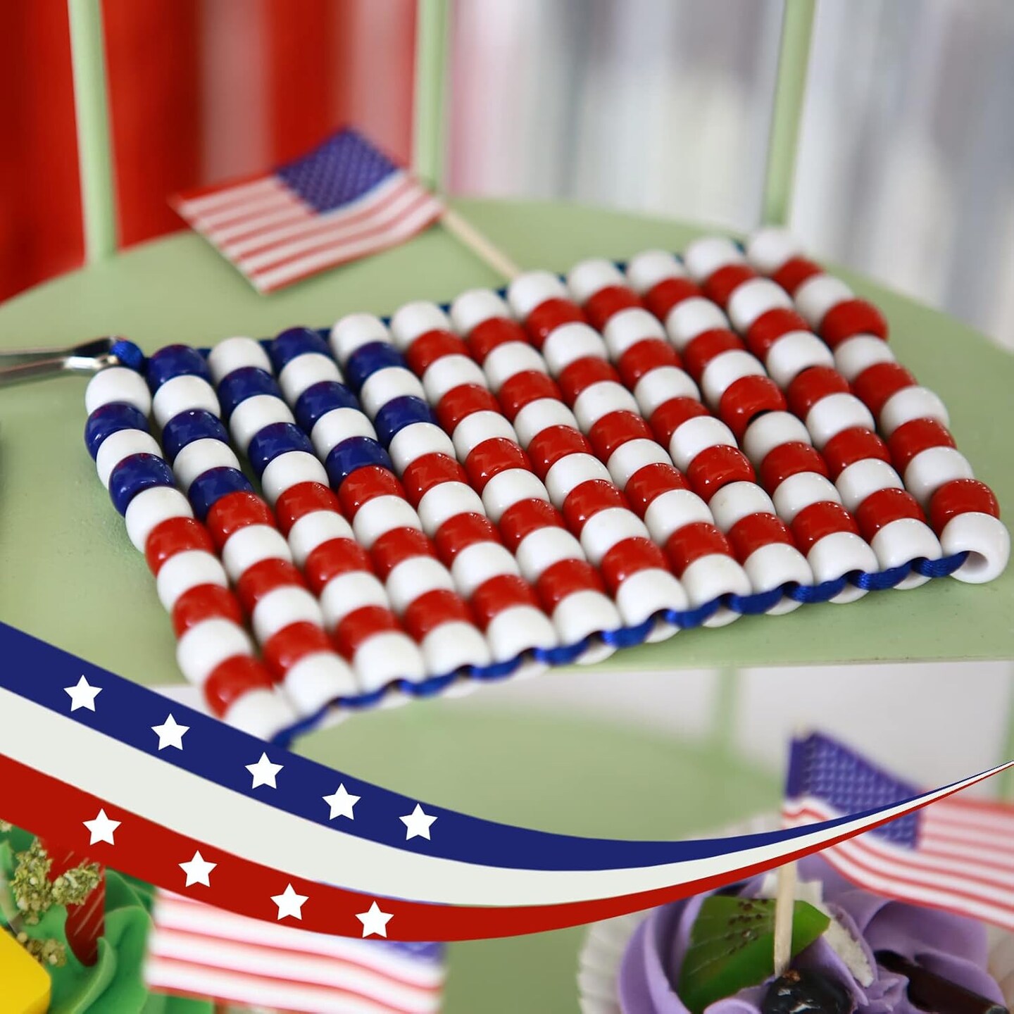 1000 Pcs Pony Beads Plastic Craft Beads