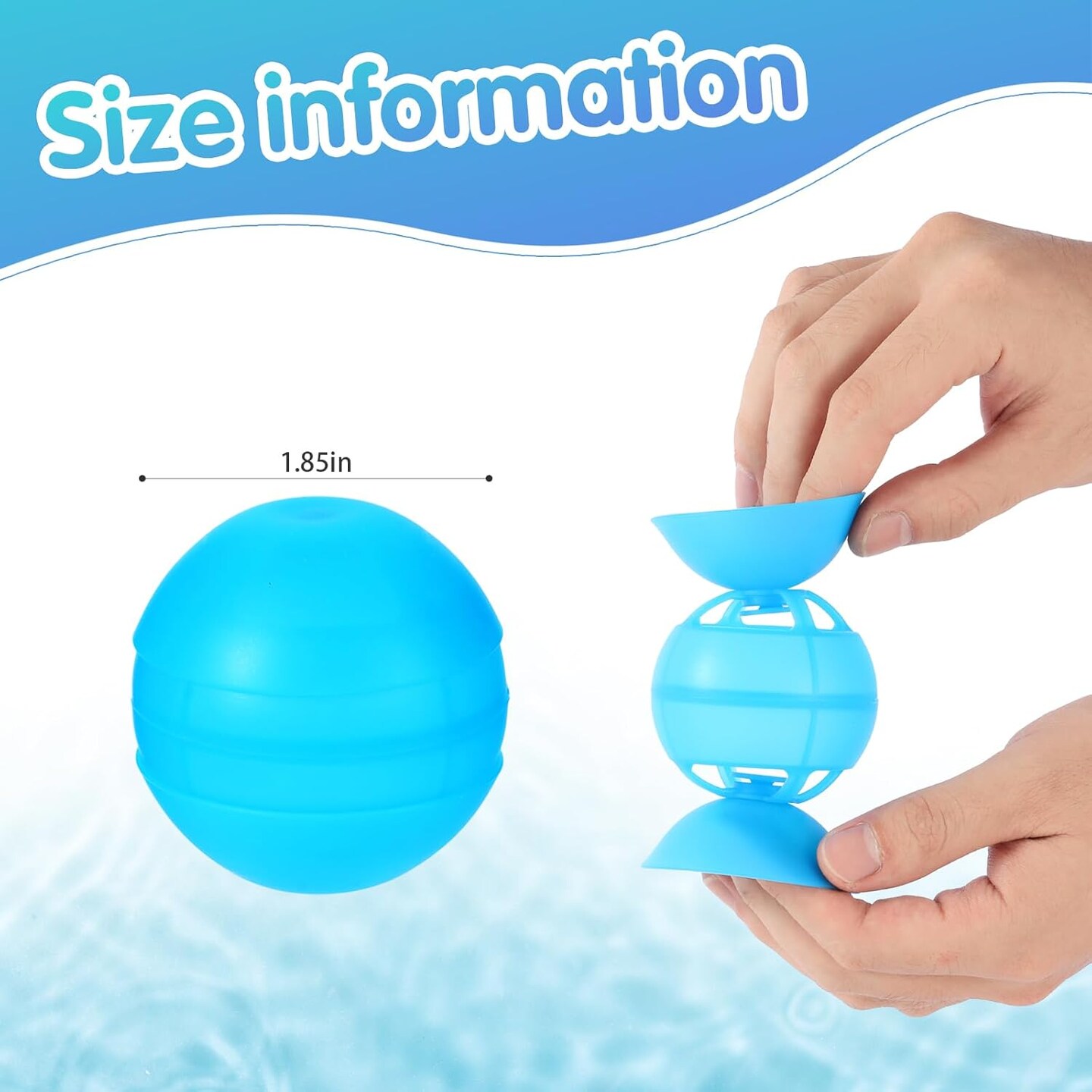 Summer Reusable Silicone Water Balloons Toys (10 PCS - A)