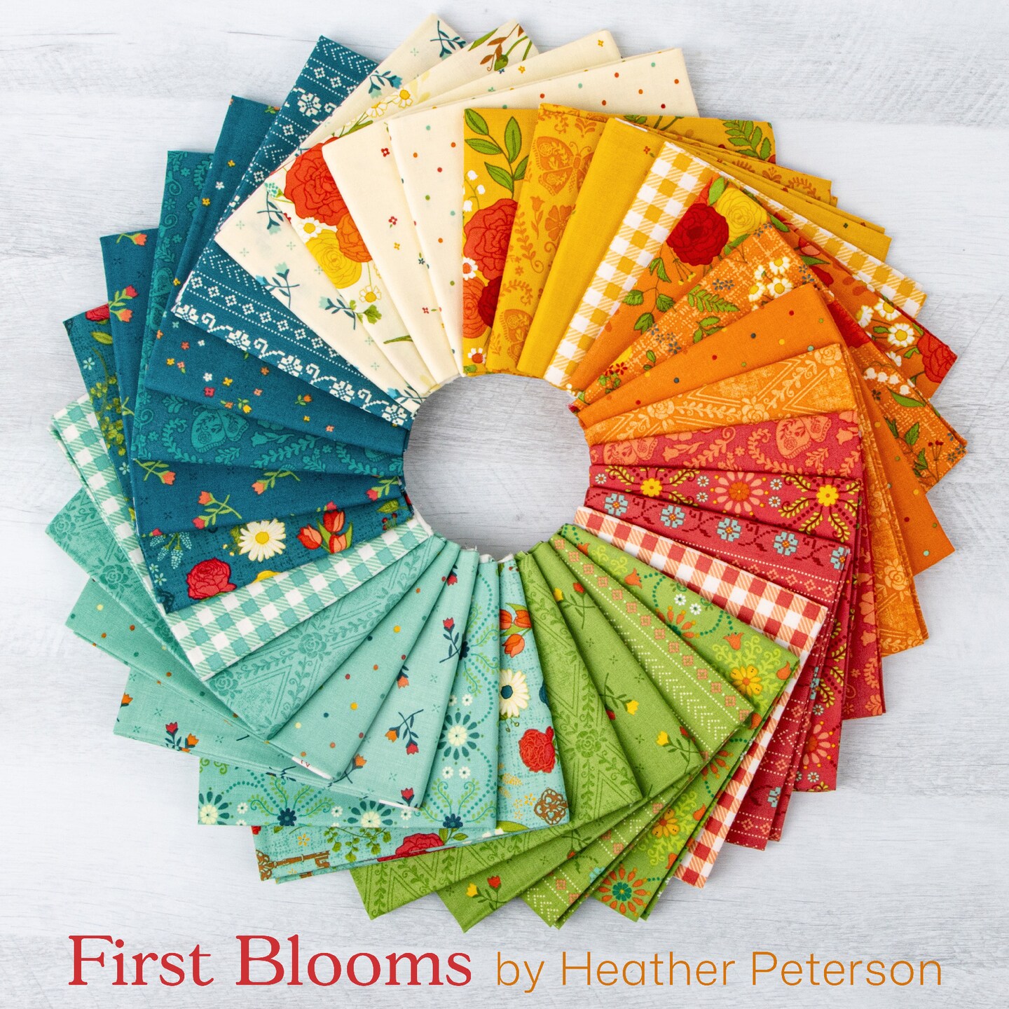 First Blooms Fat Quarter Bundle by Heather Peterson for Riley Blake (FQ-16320-31)