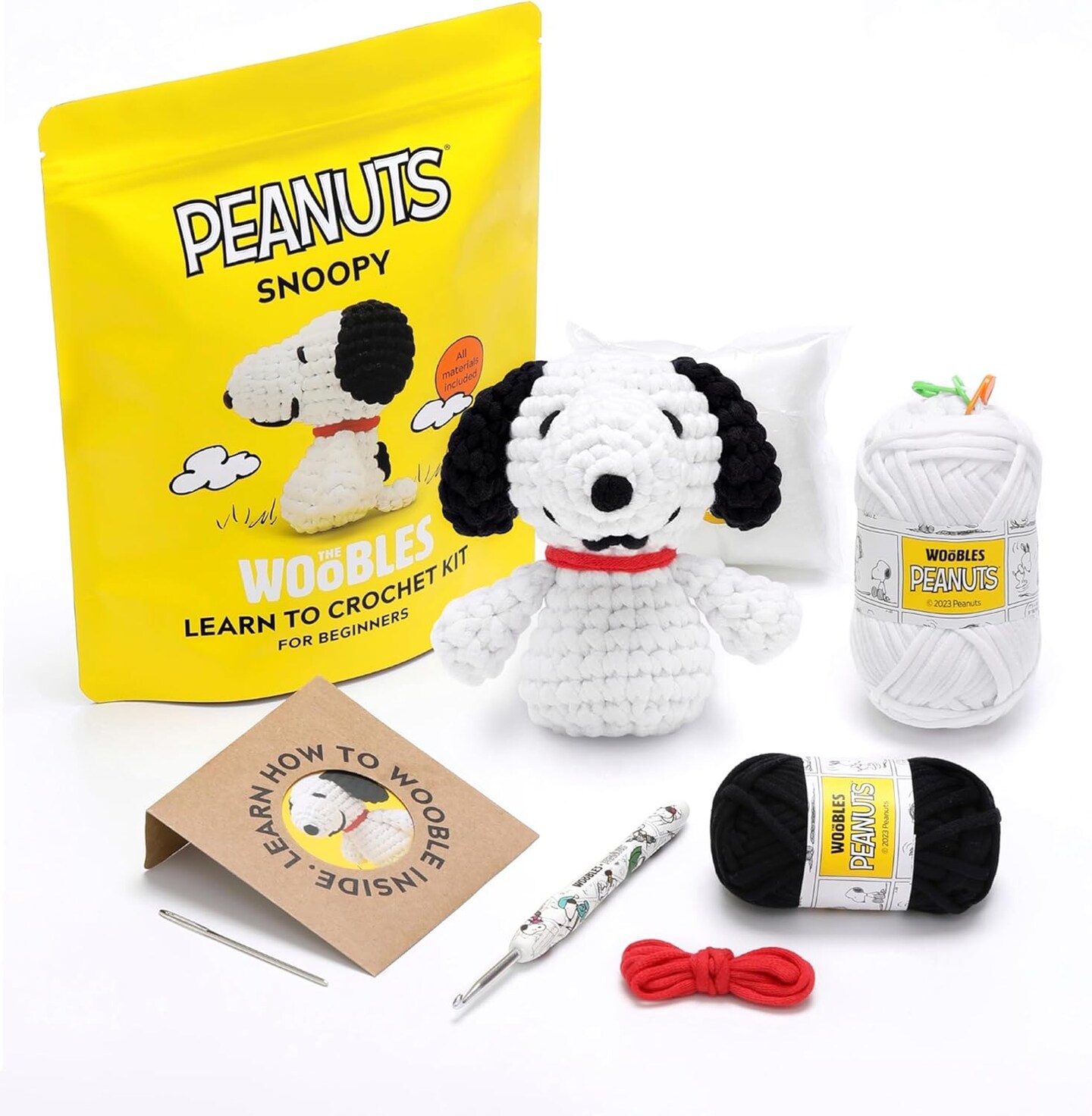 Beginners Crochet Kit with Easy Peasy Yarn