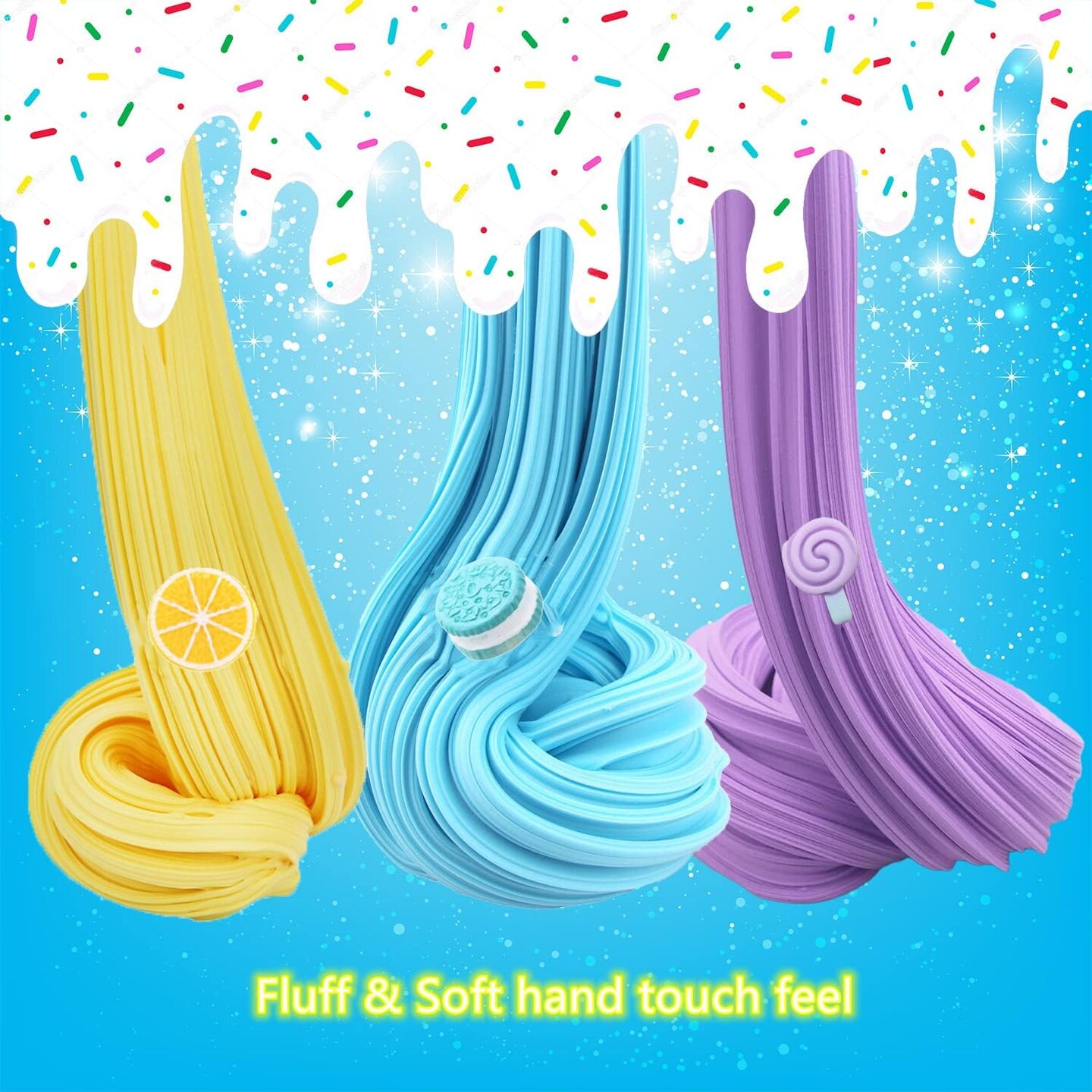 9 Packs Butter Slime Kit