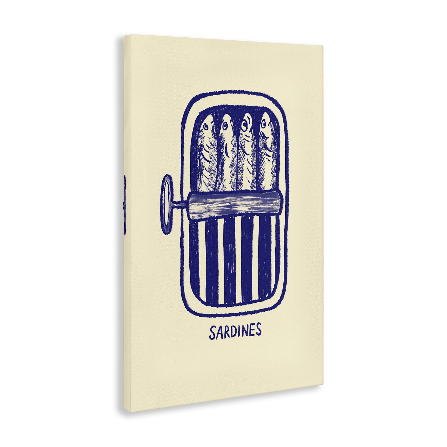 Stupell Industries Canned Sardines Illustration Canvas By Florentina Dolci
