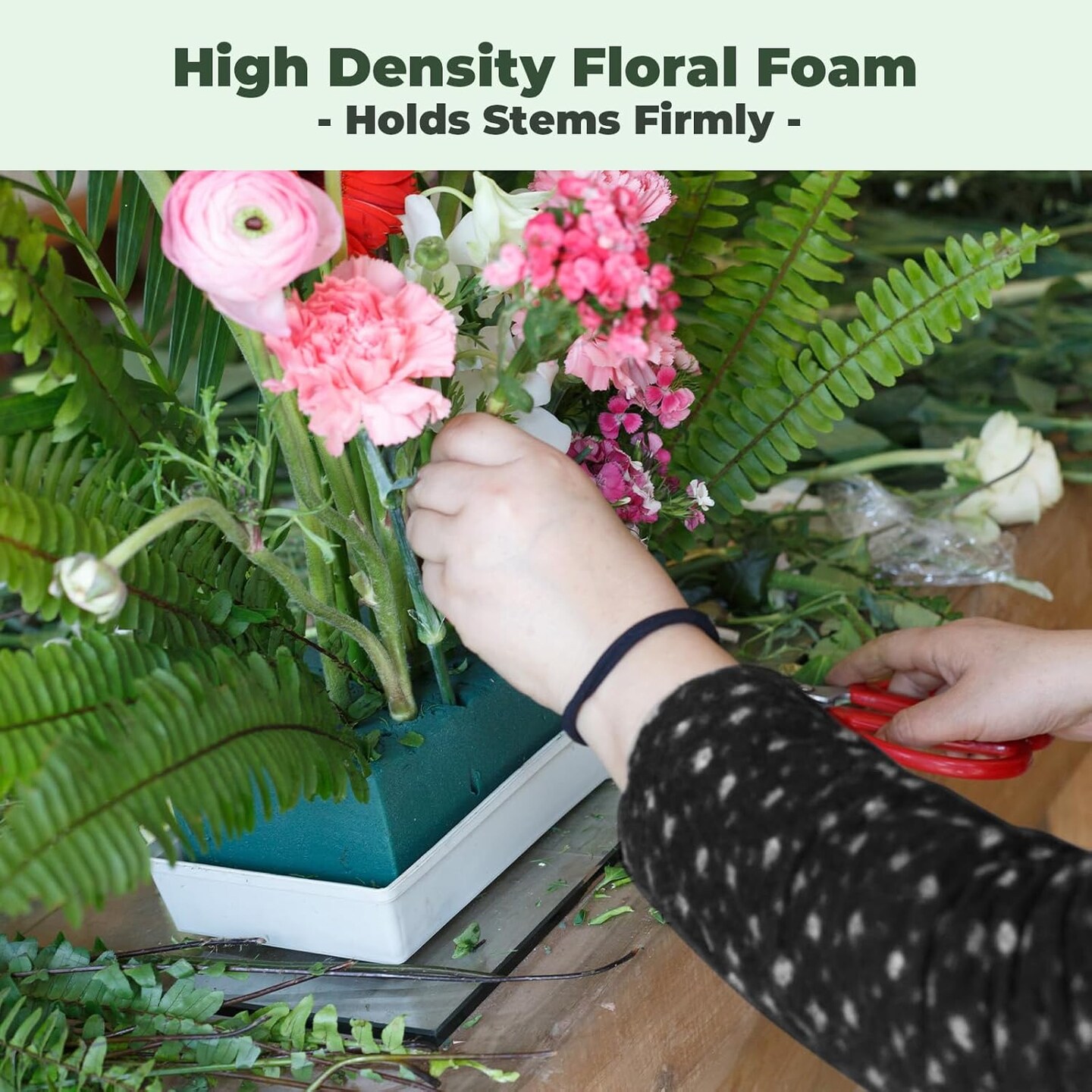 6 Pack Floral Flower Foam Blocks