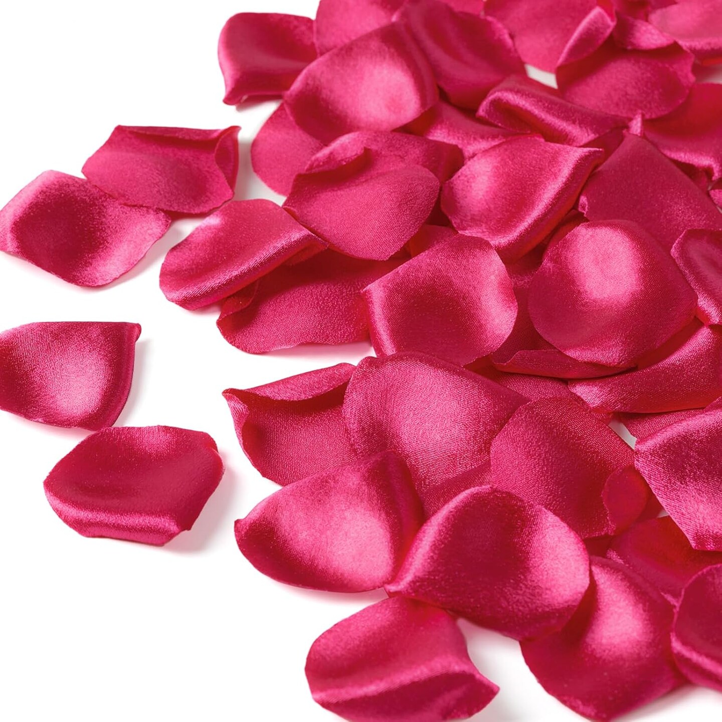 300pcs Silk Rose Petals Hot Pink Heart Flower Petals