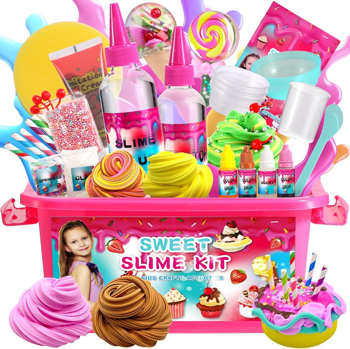 DIY Slime Making Set with Containers