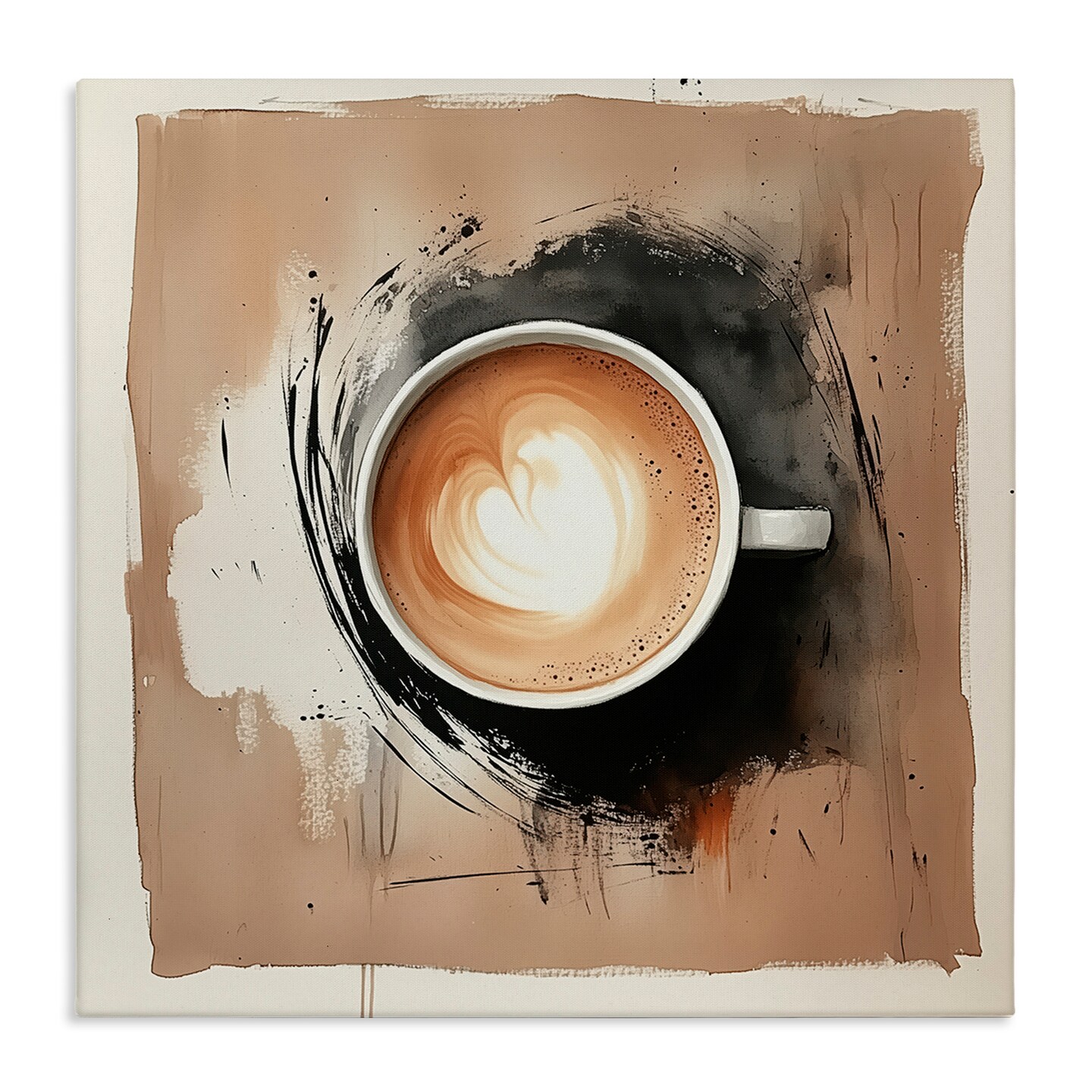 Stupell Industries Modern Coffee Love Canvas By Annabelle Hall