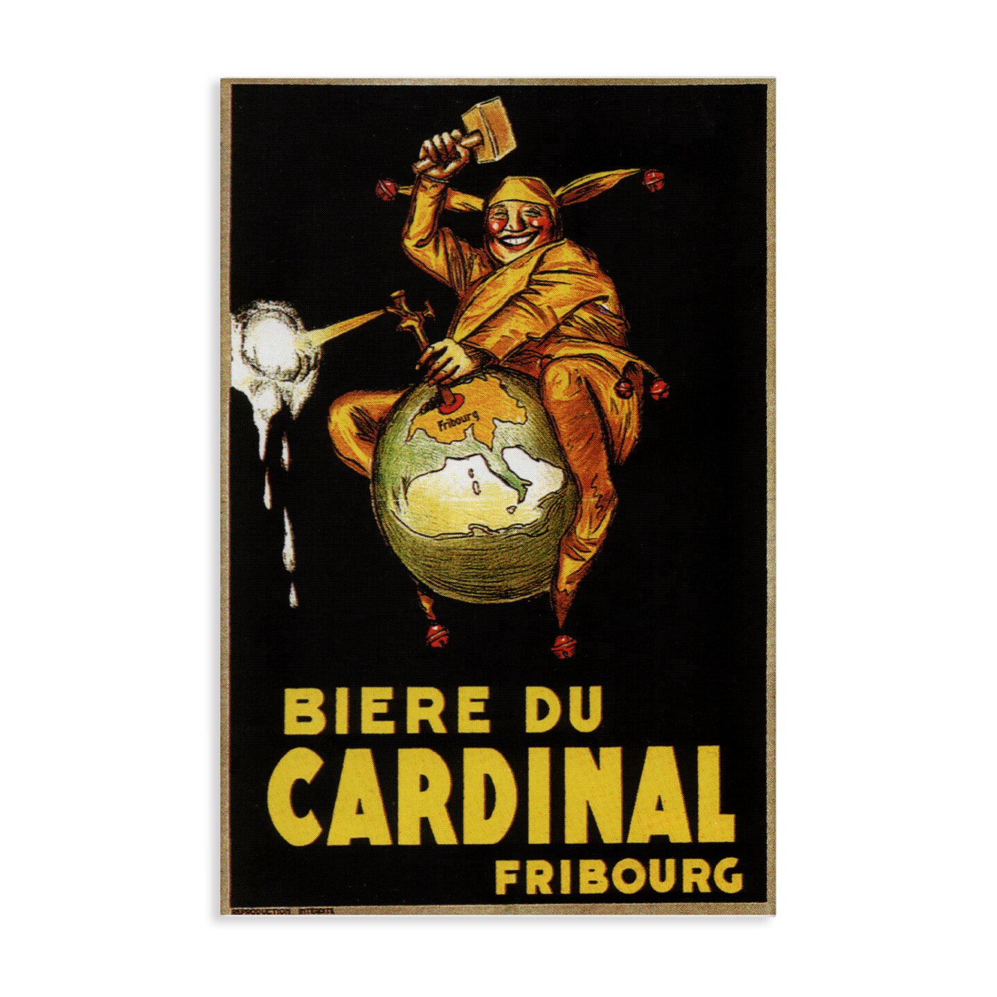 Stupell Industries Antique Cardinal Beer Poster Canvas By Marcus Jules