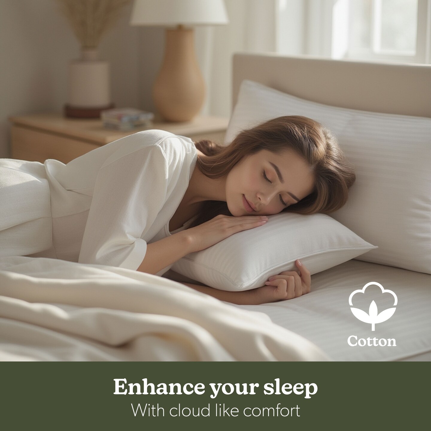 Nestl Pinch Pleat Bed in a Bag with Down alternative Pillow