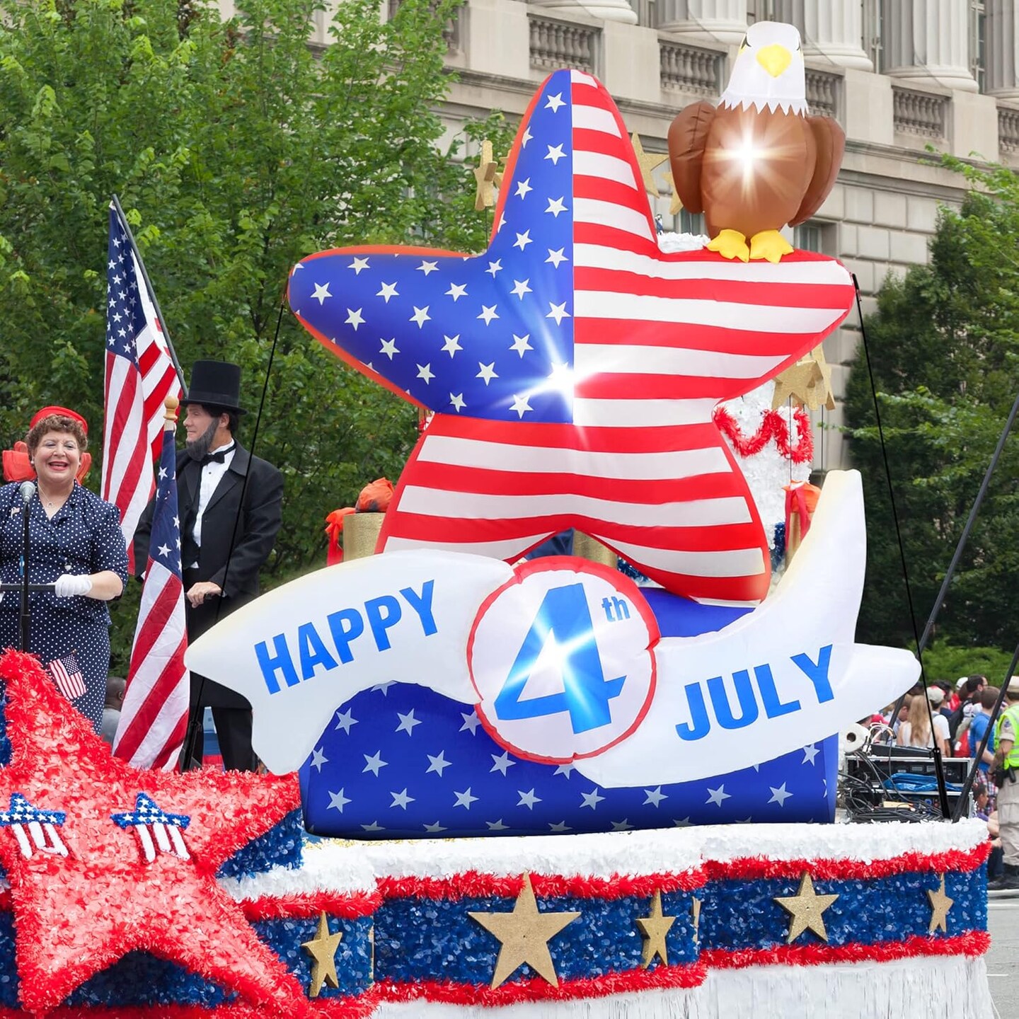 7FT Independence Day Decorations Inflatables, Upgraded 4th of July