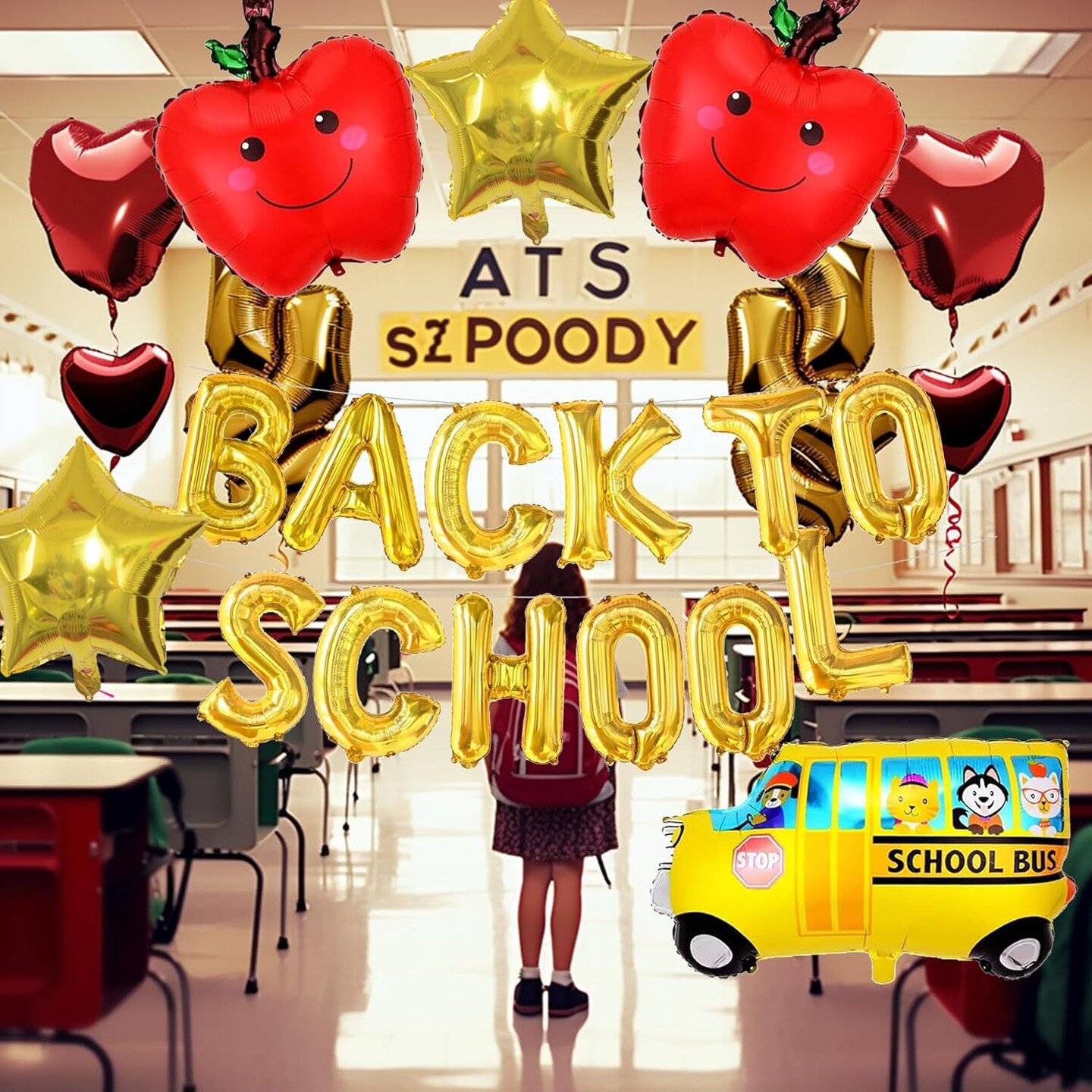 Back to School Balloons Set